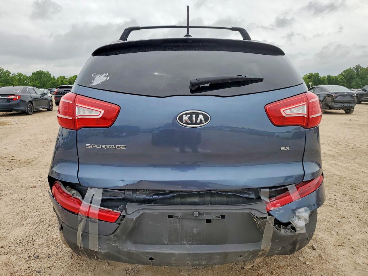 2012 Kia Sportage Ex Blue vin: KNDPC3A29C7349645