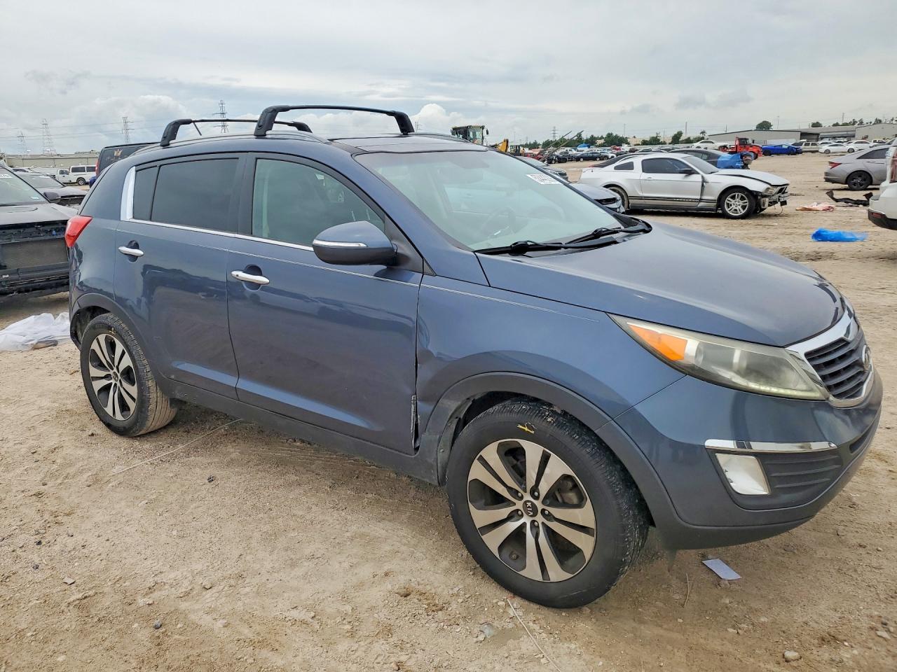 2012 Kia Sportage Ex Blue vin: KNDPC3A29C7349645