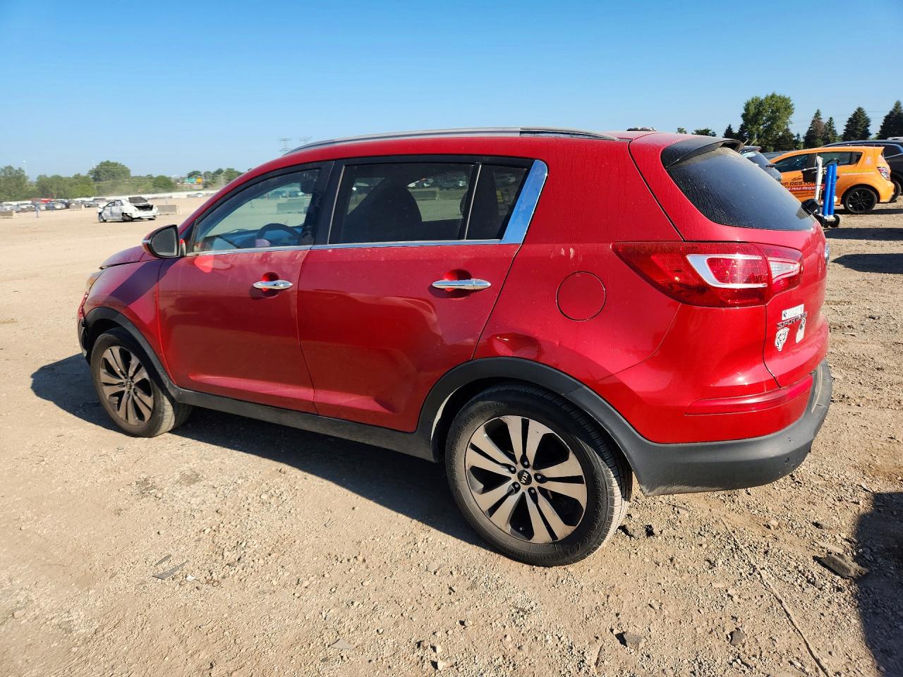 2011 Kia Sportage Ex Red vin: KNDPC3A2XB7162199