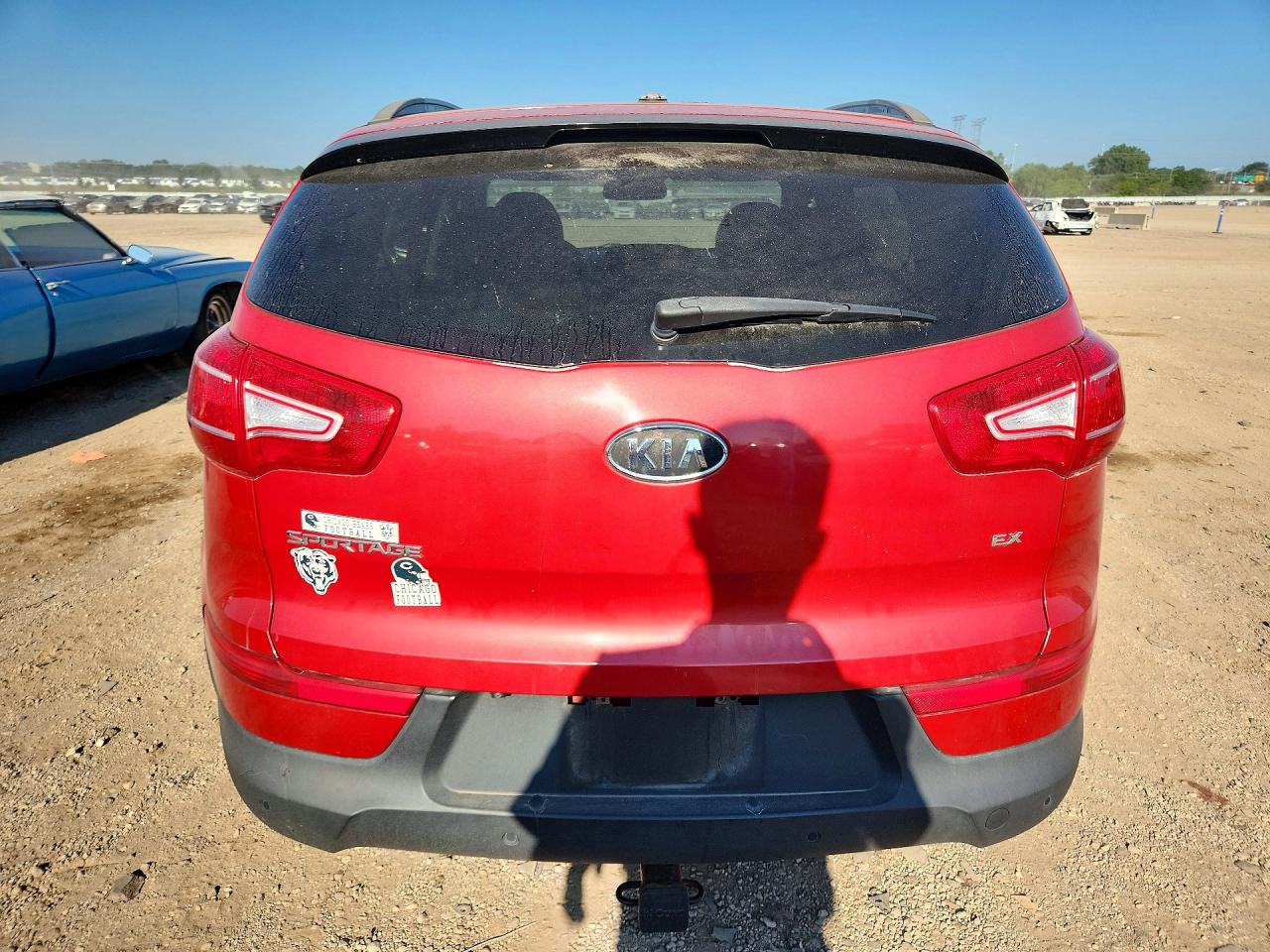 2011 Kia Sportage Ex Red vin: KNDPC3A2XB7162199