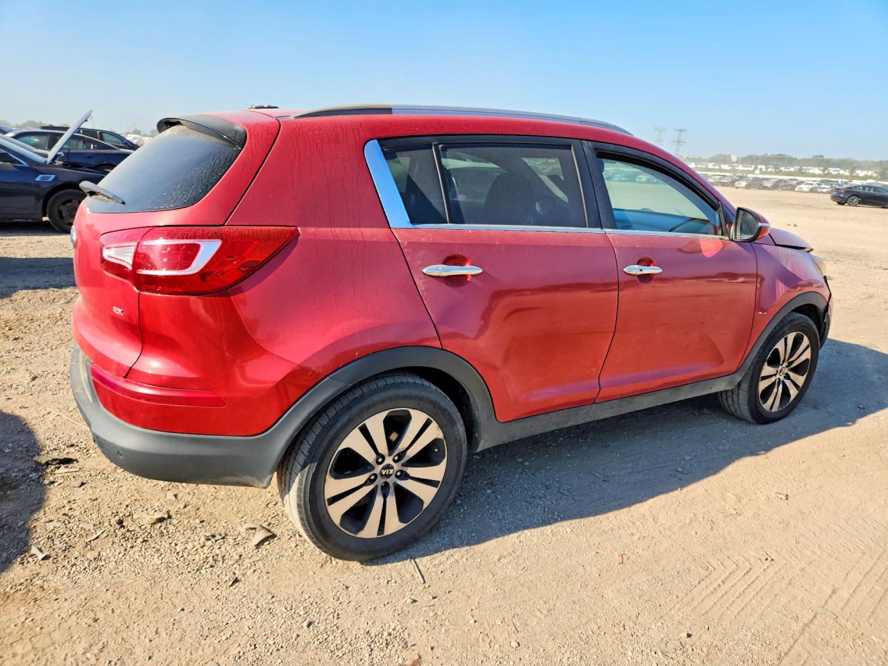 2011 Kia Sportage Ex Red vin: KNDPC3A2XB7162199