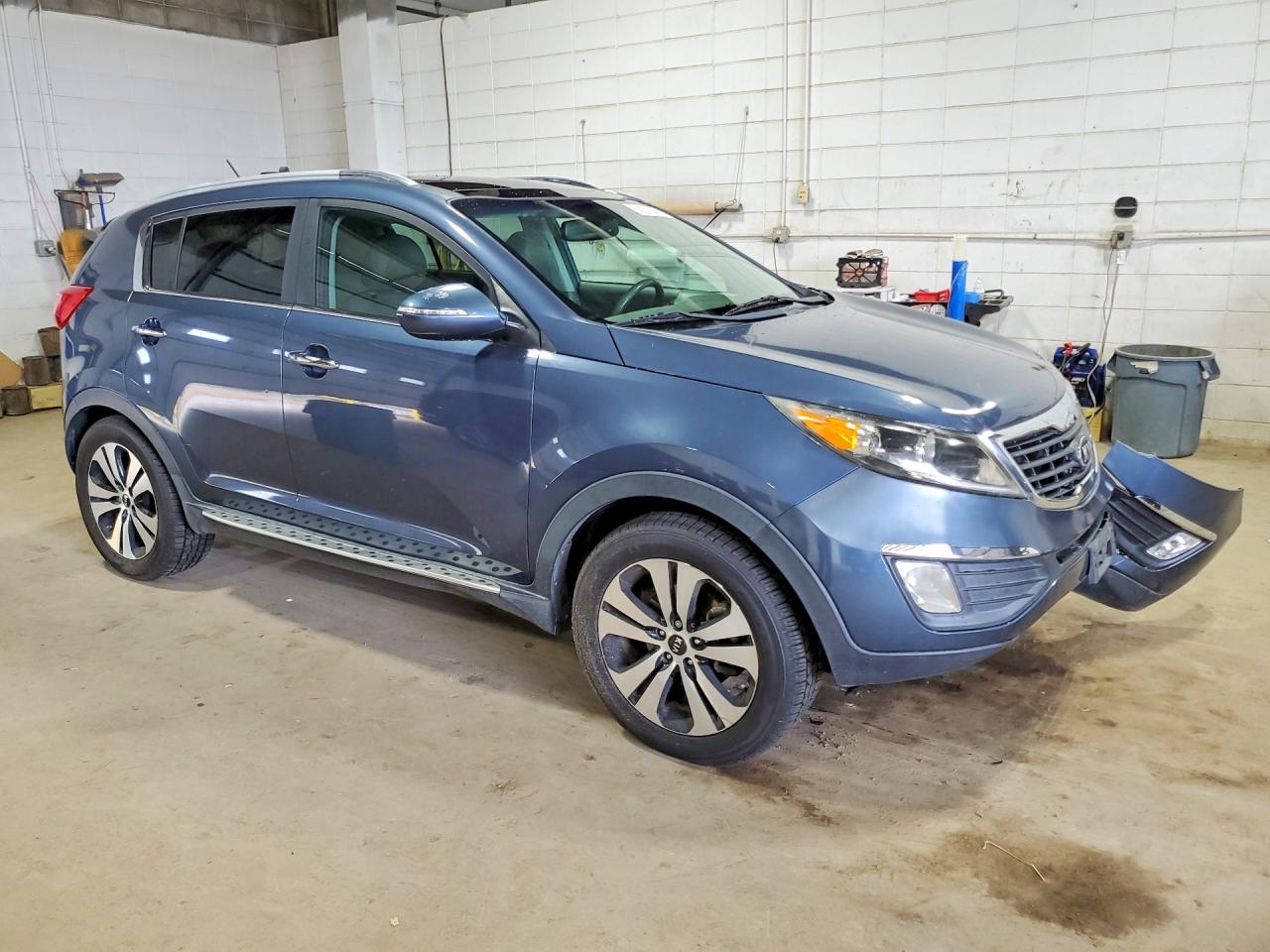 2013 Kia Sportage Ex Blue vin: KNDPC3A2XD7522526