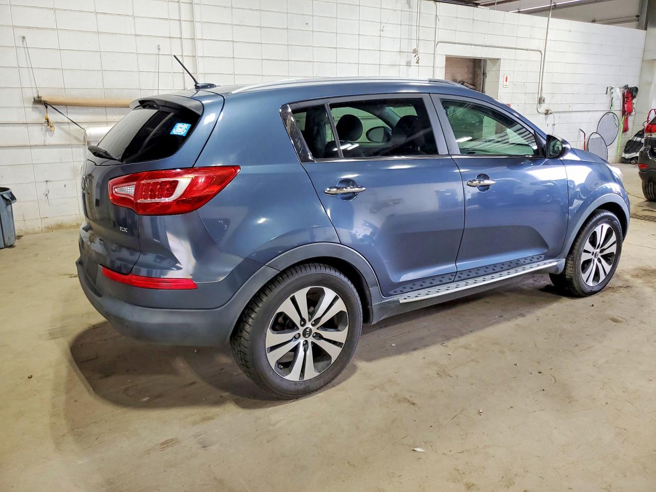 2013 Kia Sportage Ex Blue vin: KNDPC3A2XD7522526