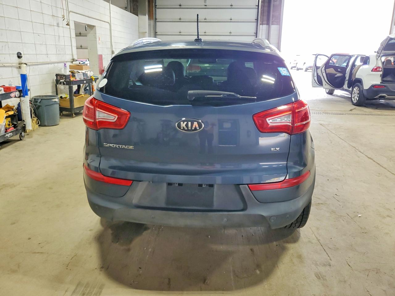 2013 Kia Sportage Ex Blue vin: KNDPC3A2XD7522526