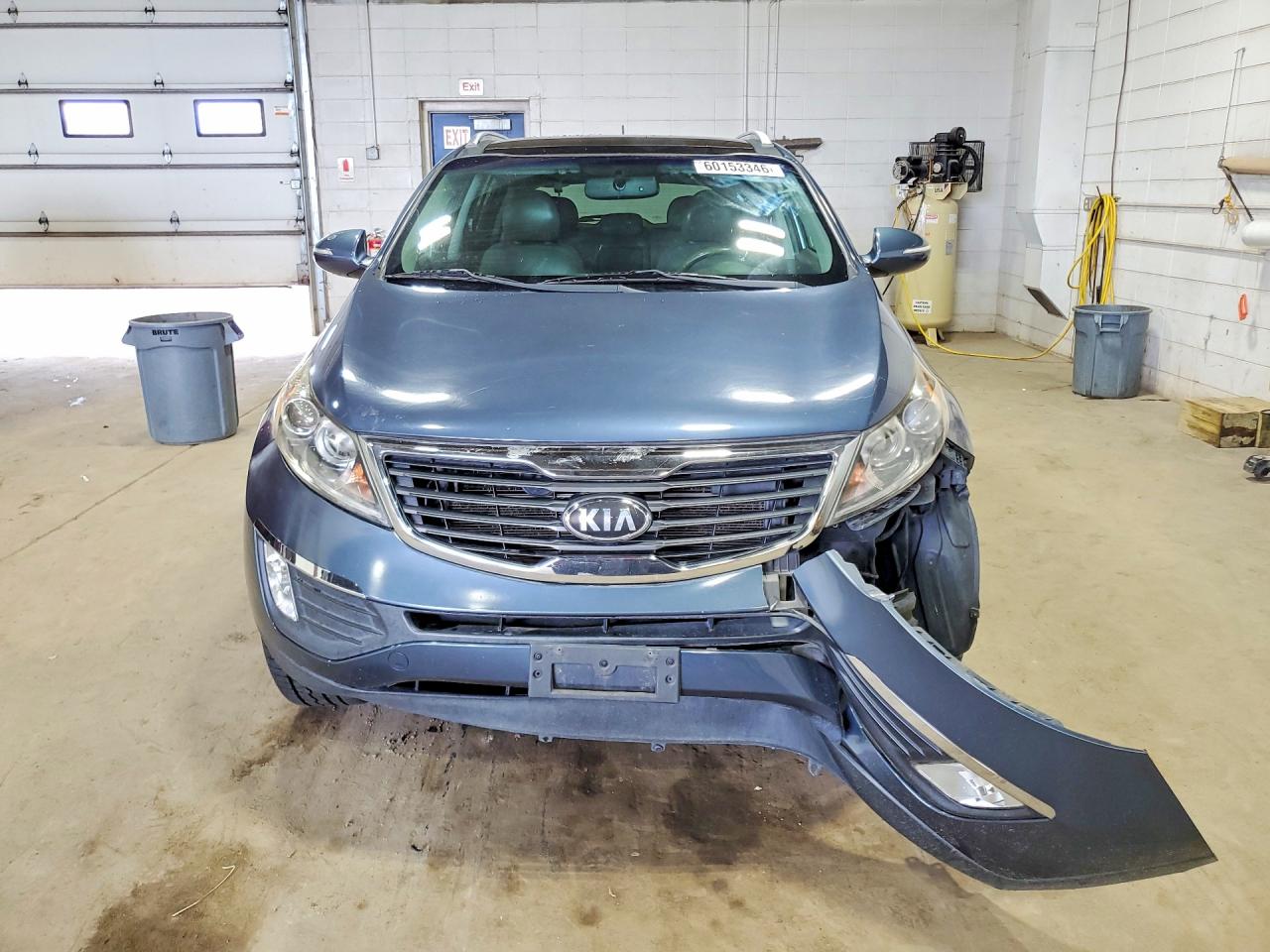 2013 Kia Sportage Ex Blue vin: KNDPC3A2XD7522526