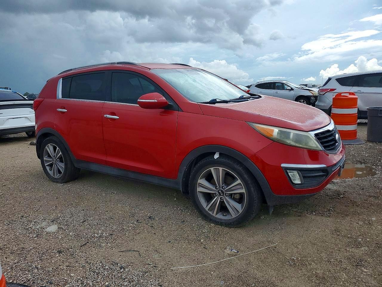2014 Kia Sportage Sx Red vin: KNDPC3A60E7566281