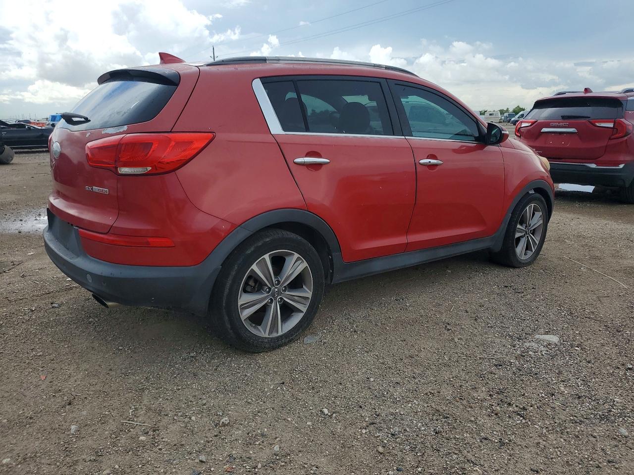 2014 Kia Sportage Sx Red vin: KNDPC3A60E7566281