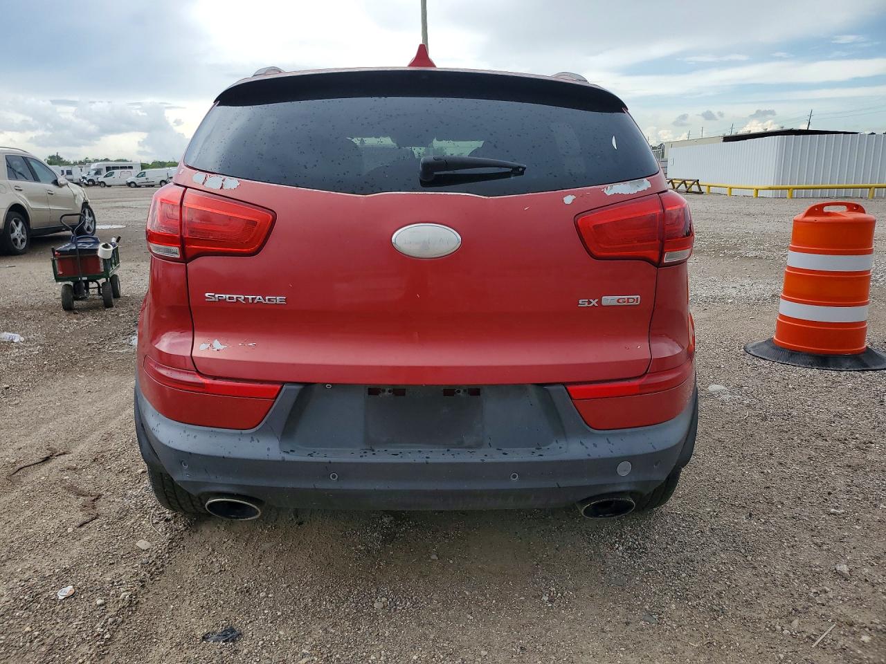 2014 Kia Sportage Sx Red vin: KNDPC3A60E7566281