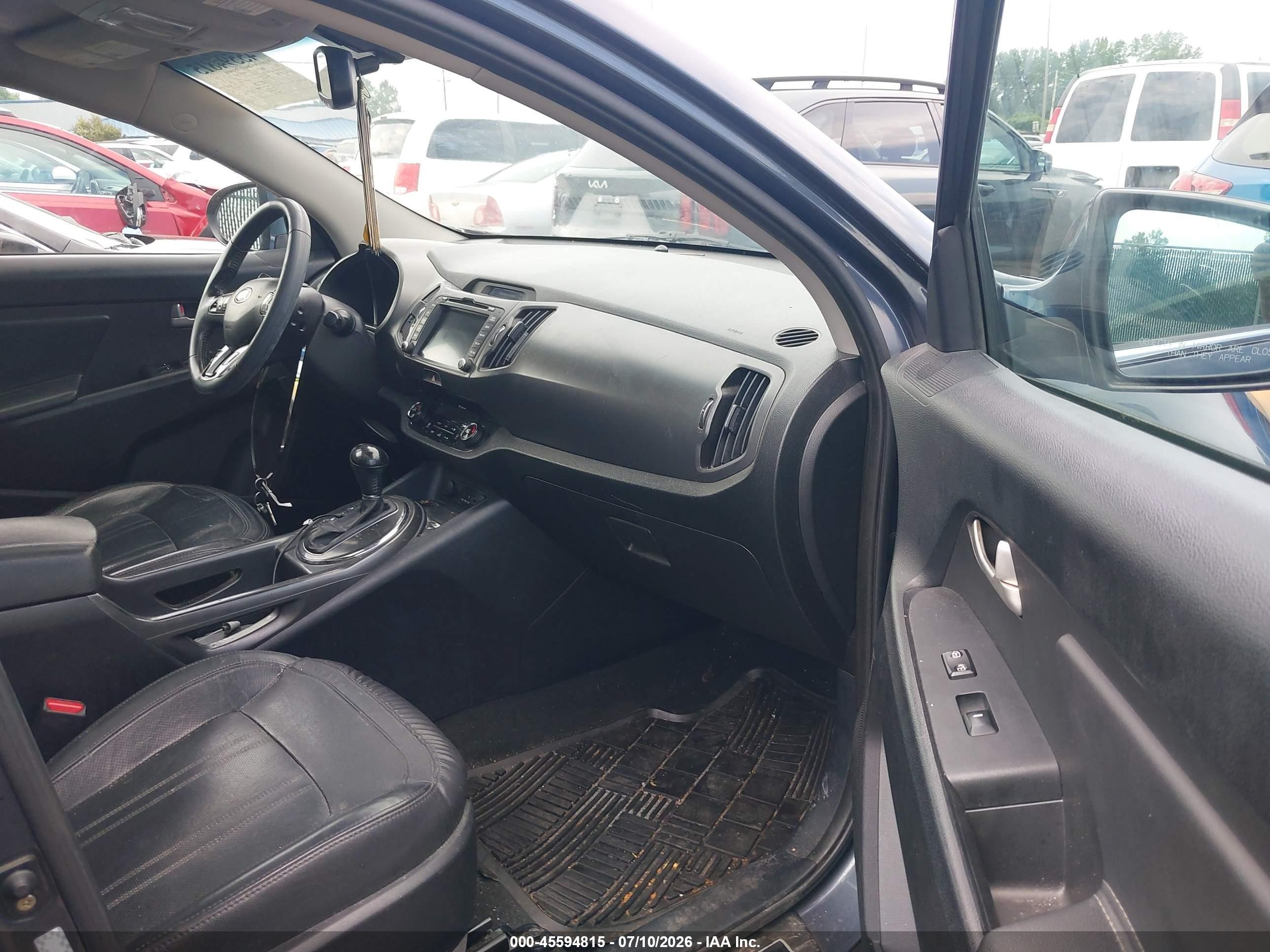 2013 Kia Sportage Sx Dark Blue vin: KNDPC3A61D7426013