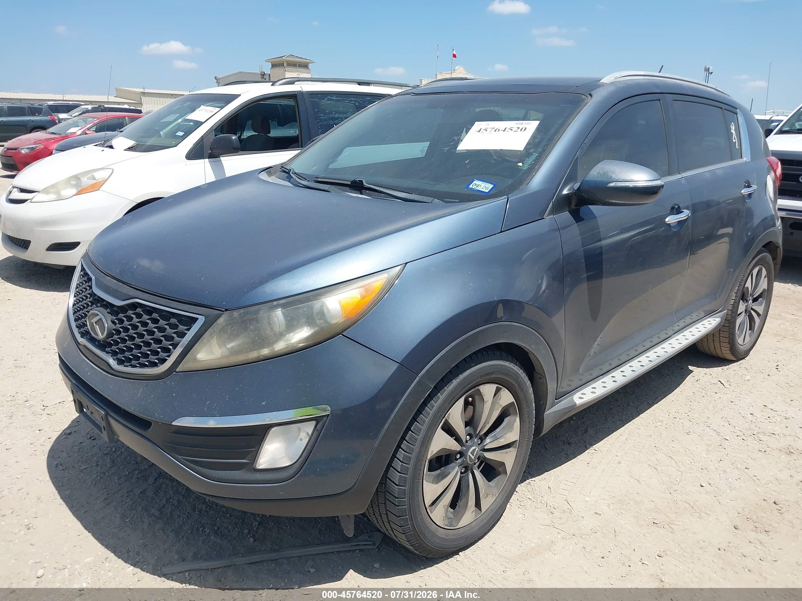 2013 Kia Sportage Sx Gray vin: KNDPC3A61D7426562