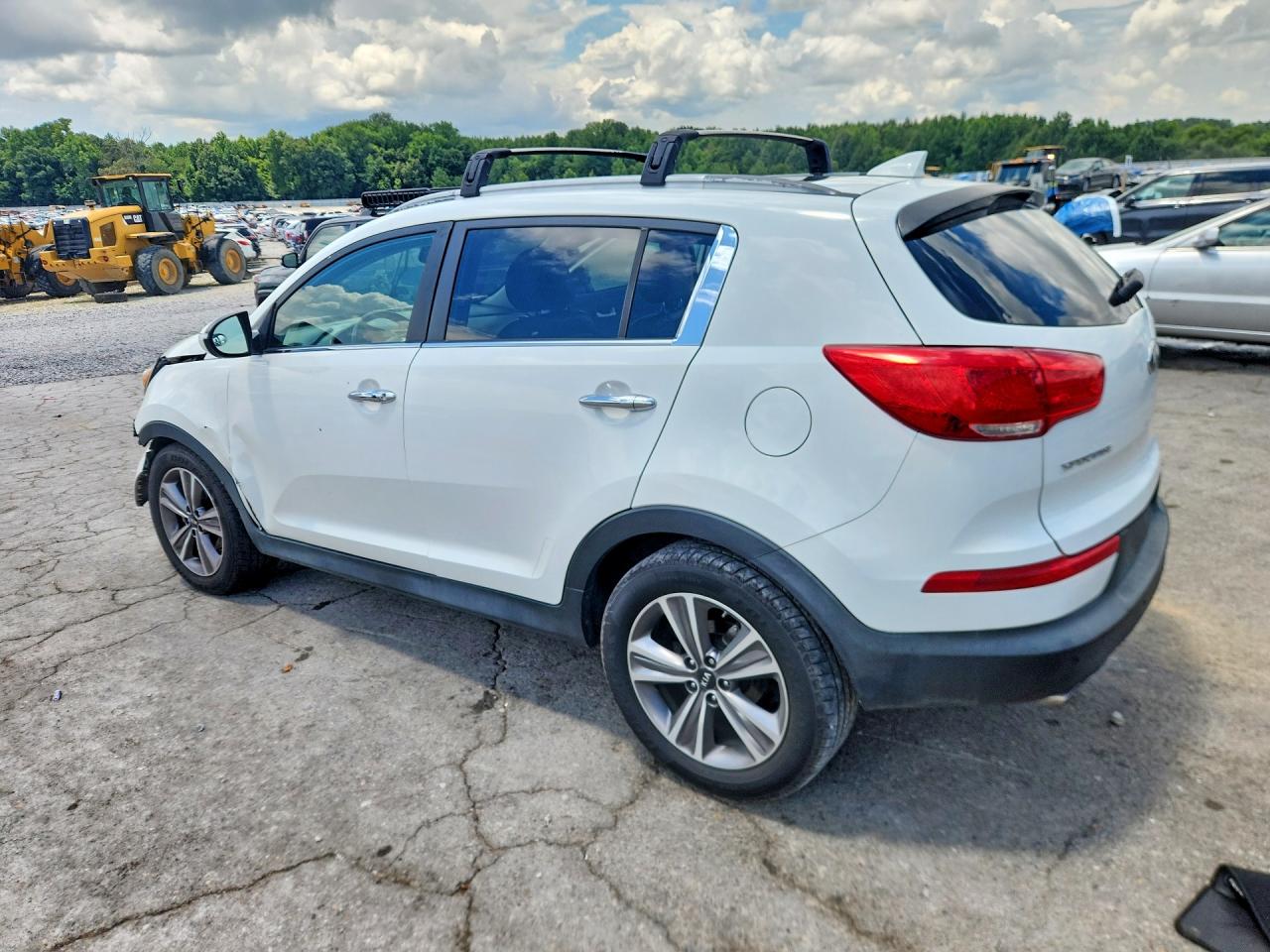 2014 Kia Sportage Sx White vin: KNDPC3A61E7565219