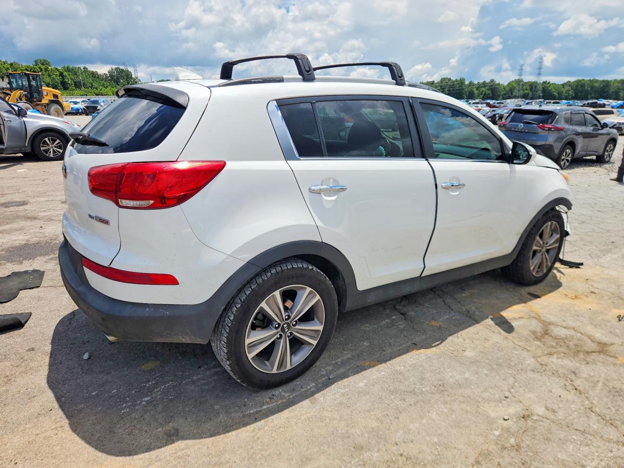 2014 Kia Sportage Sx White vin: KNDPC3A61E7565219