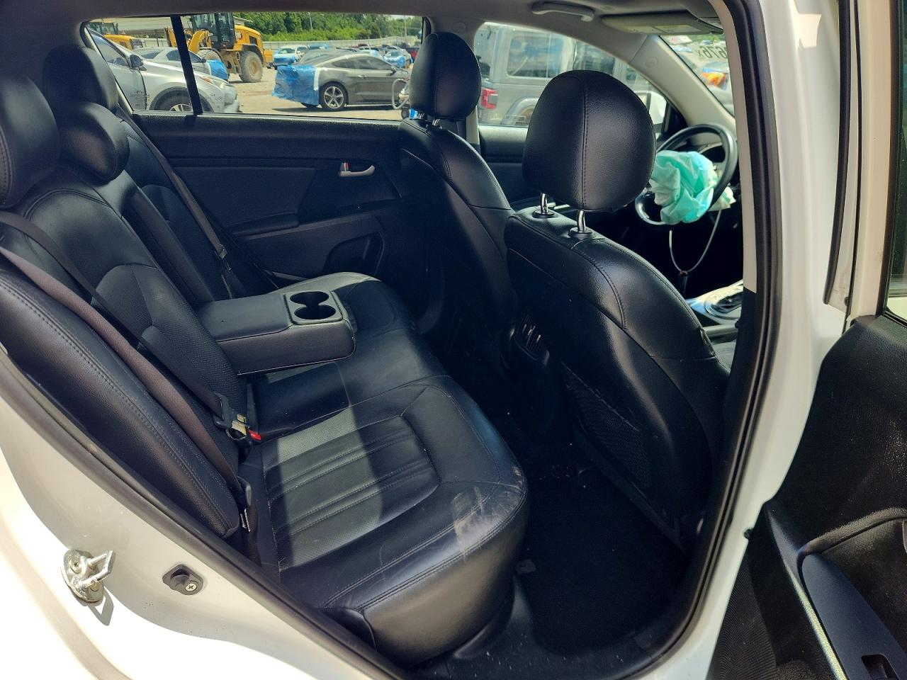 2014 Kia Sportage Sx White vin: KNDPC3A61E7565219