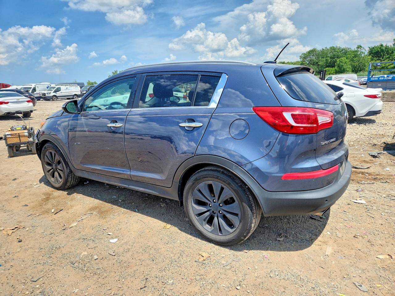 2013 Kia Sportage Sx Charcoal vin: KNDPC3A62D7424304