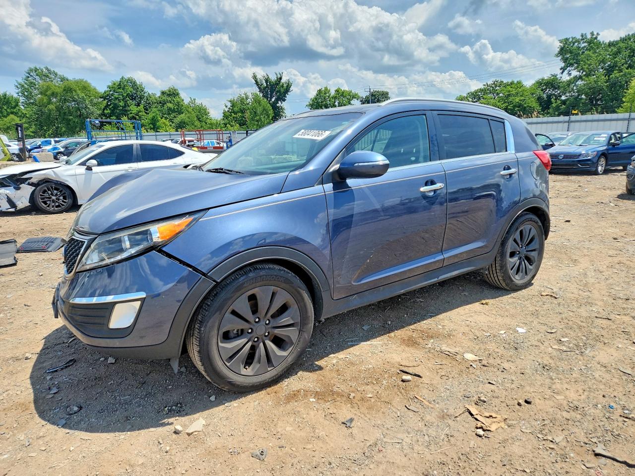 2013 Kia Sportage Sx Угольный vin: KNDPC3A62D7424304