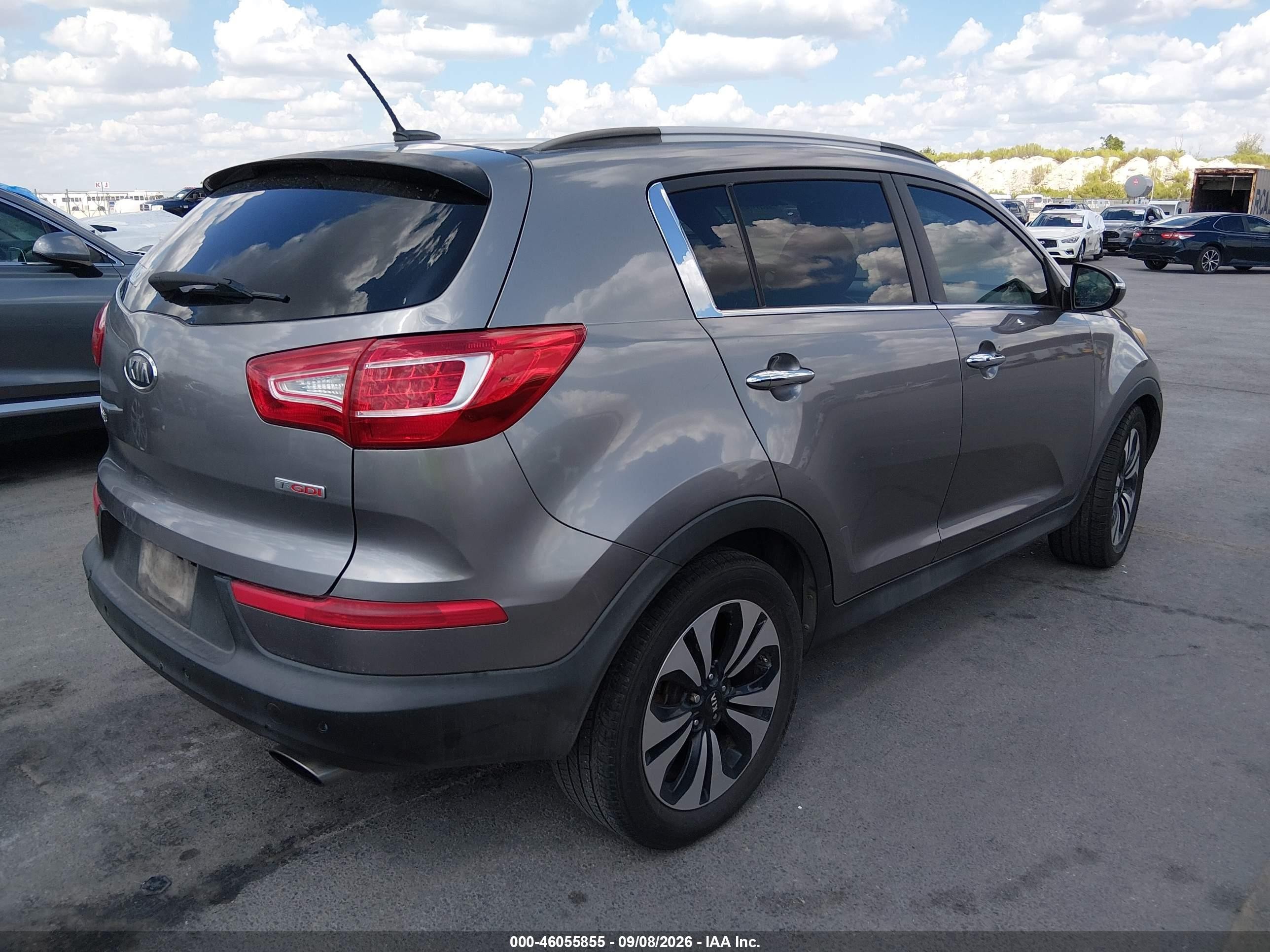 2012 Kia Sportage Sx Серый vin: KNDPC3A63C7177664
