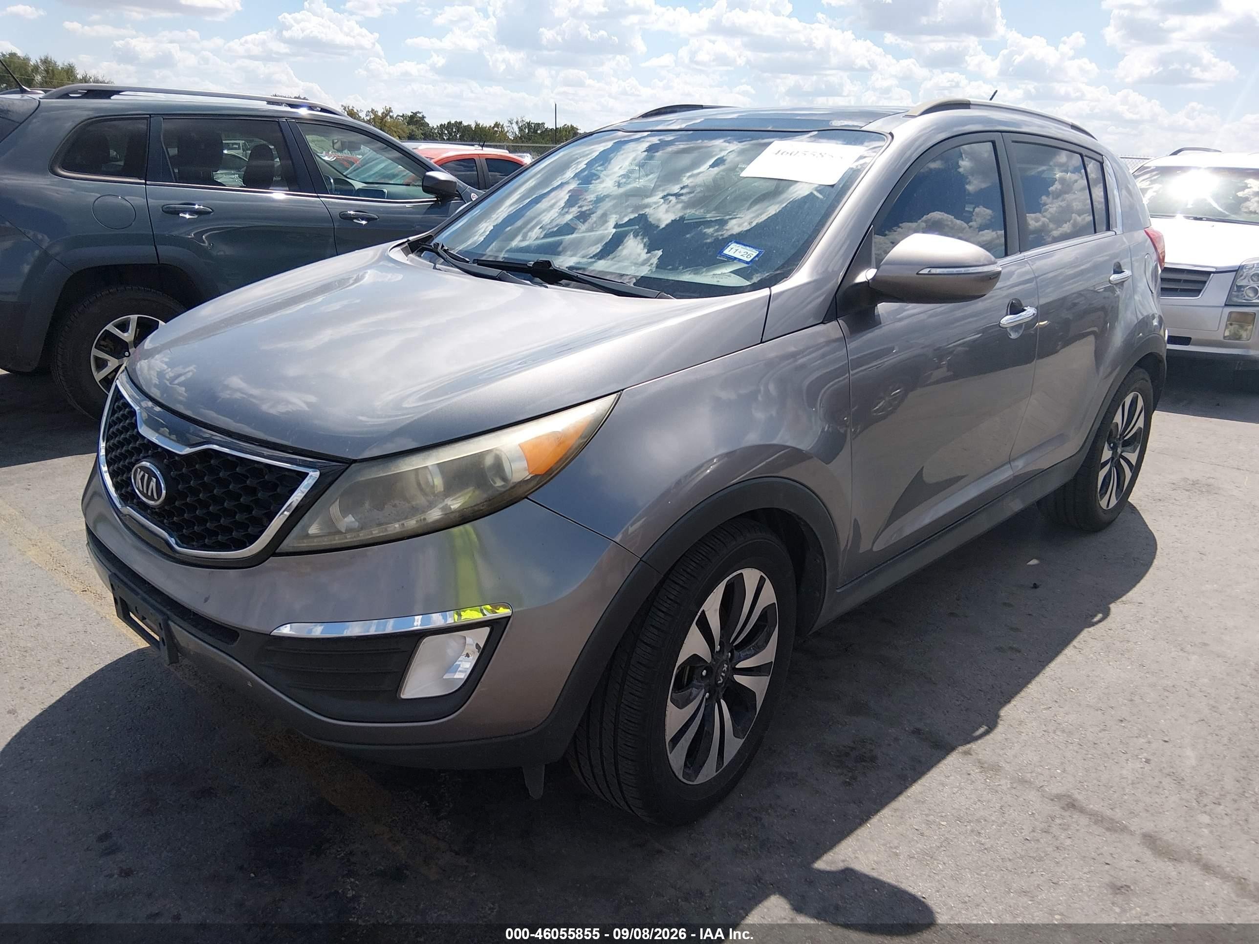 2012 Kia Sportage Sx Серый vin: KNDPC3A63C7177664