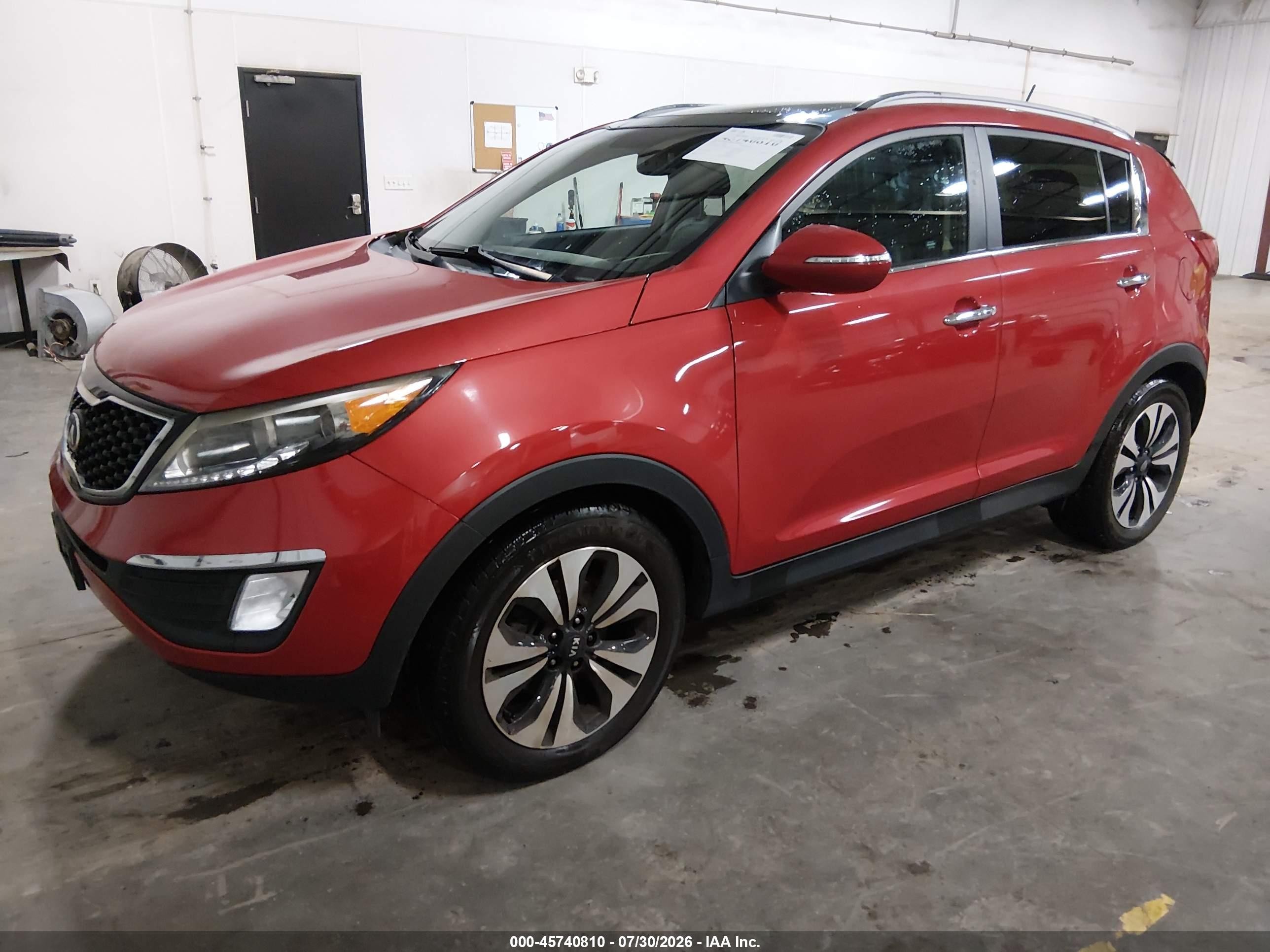 2013 Kia Sportage Sx Красный vin: KNDPC3A63D7486746