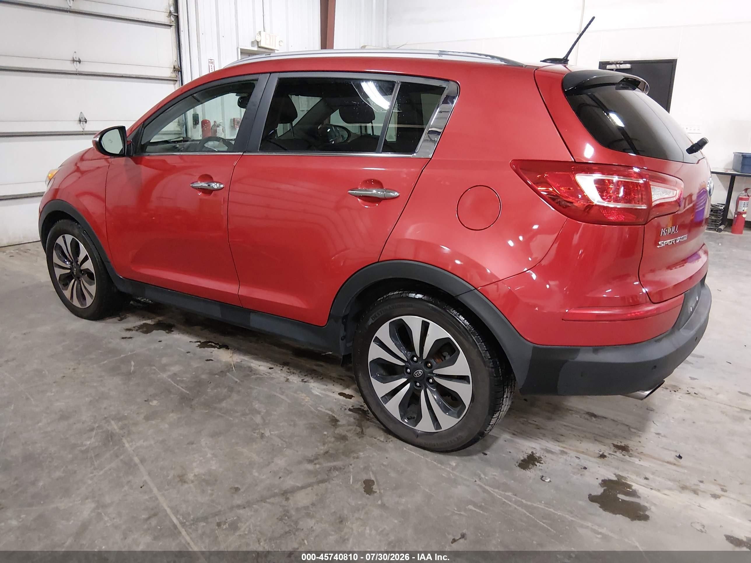 2013 Kia Sportage Sx Красный vin: KNDPC3A63D7486746