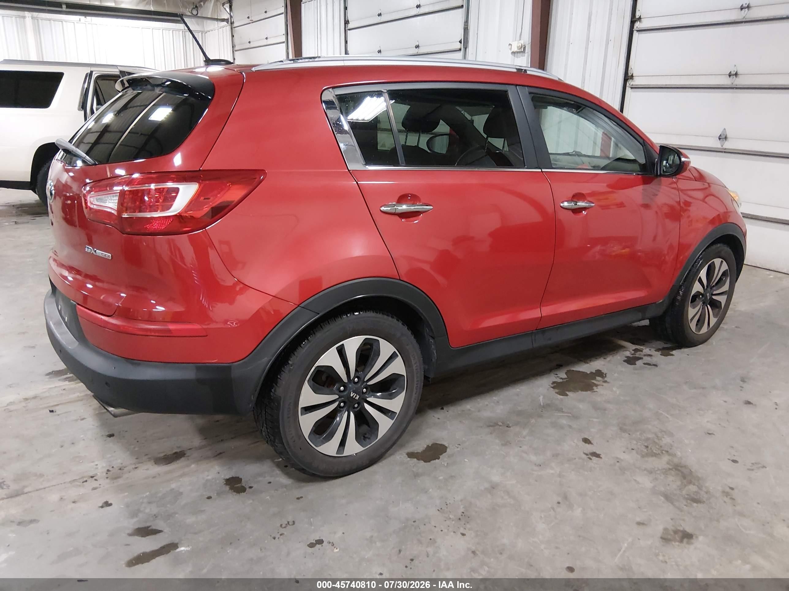 2013 Kia Sportage Sx Красный vin: KNDPC3A63D7486746