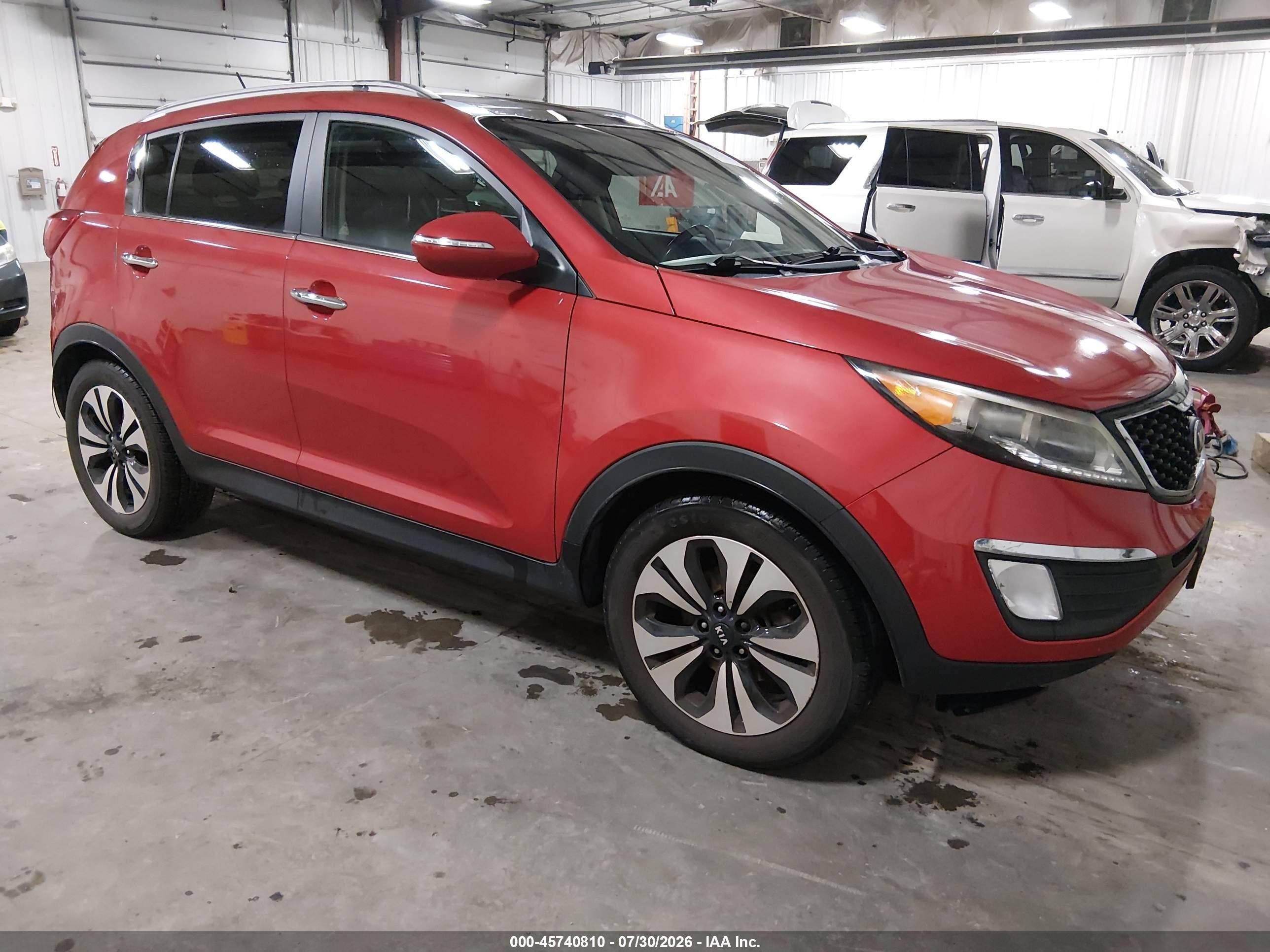2013 Kia Sportage Sx Красный vin: KNDPC3A63D7486746
