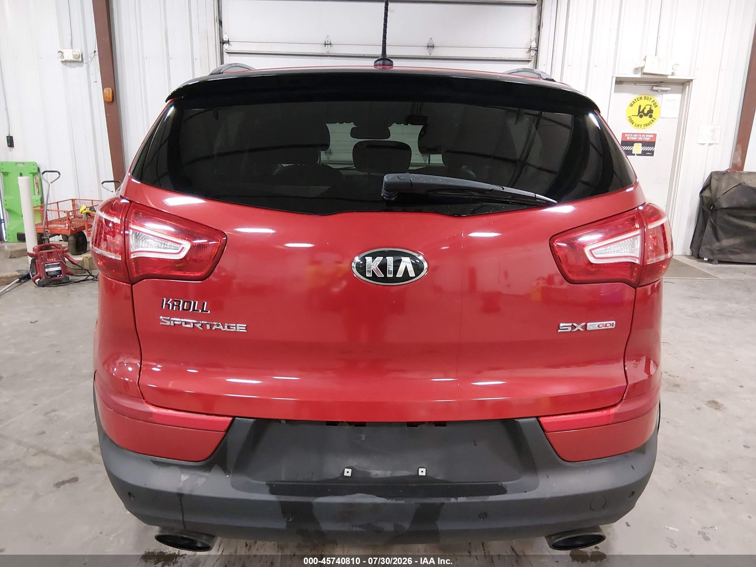 2013 Kia Sportage Sx Красный vin: KNDPC3A63D7486746
