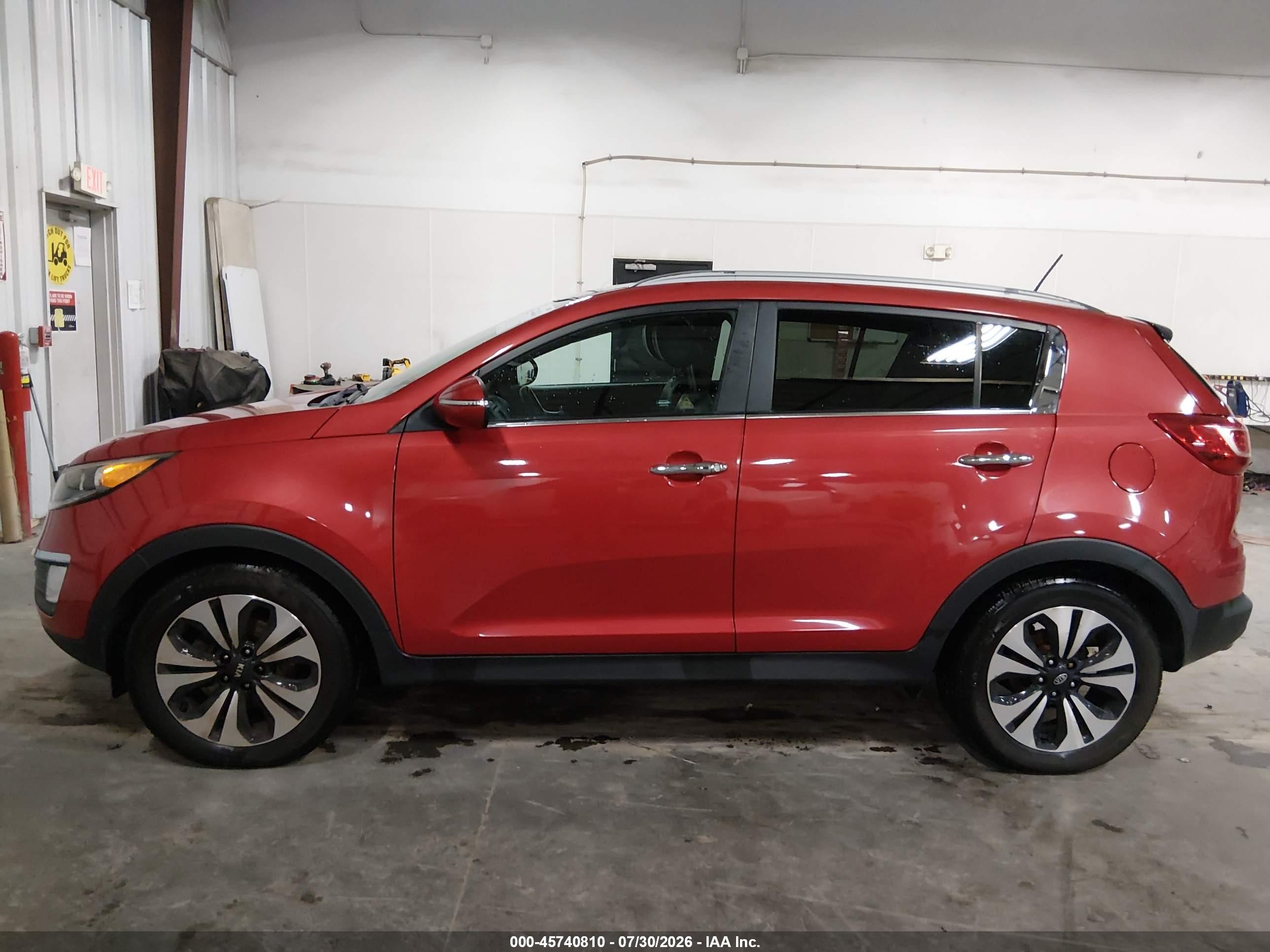 2013 Kia Sportage Sx Красный vin: KNDPC3A63D7486746