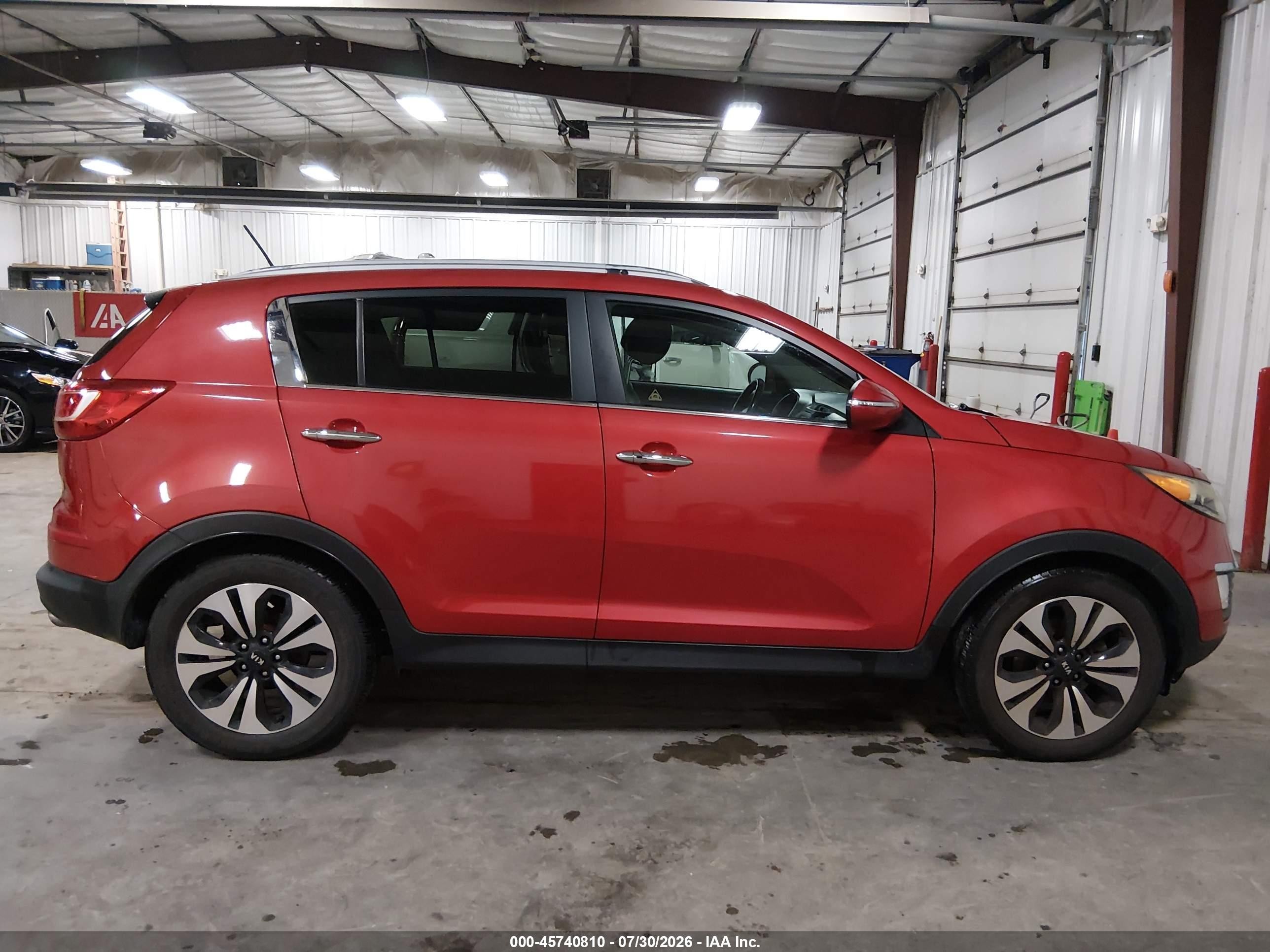 2013 Kia Sportage Sx Красный vin: KNDPC3A63D7486746