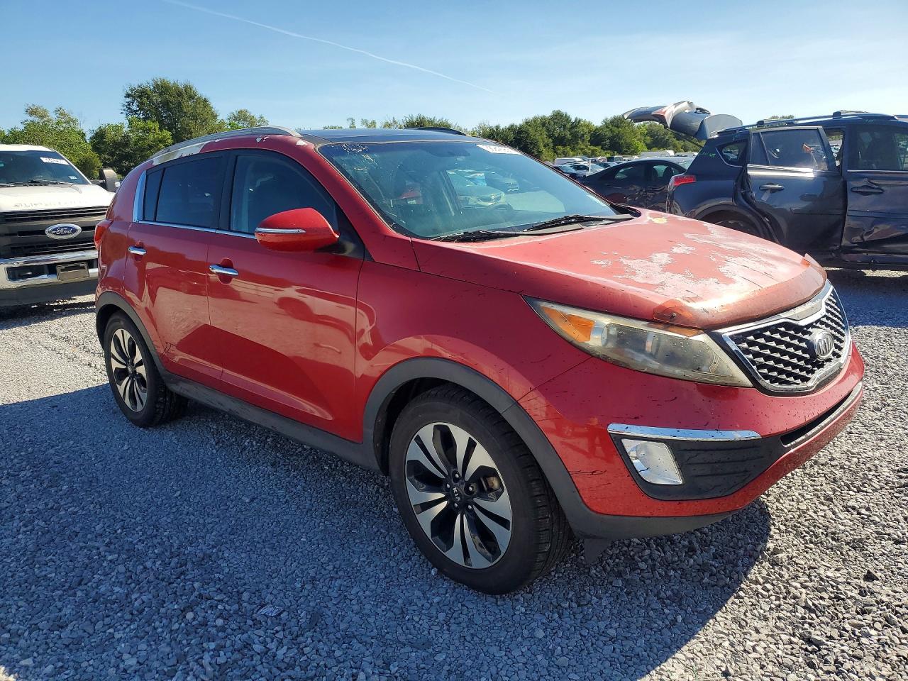 2012 Kia Sportage Sx Красный vin: KNDPC3A64C7212955