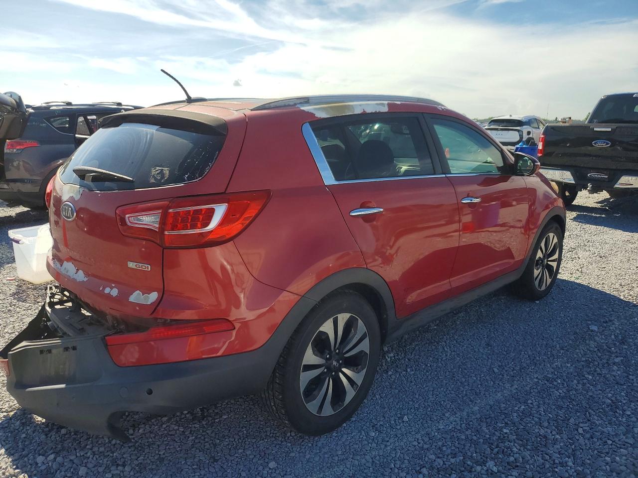2012 Kia Sportage Sx Красный vin: KNDPC3A64C7212955