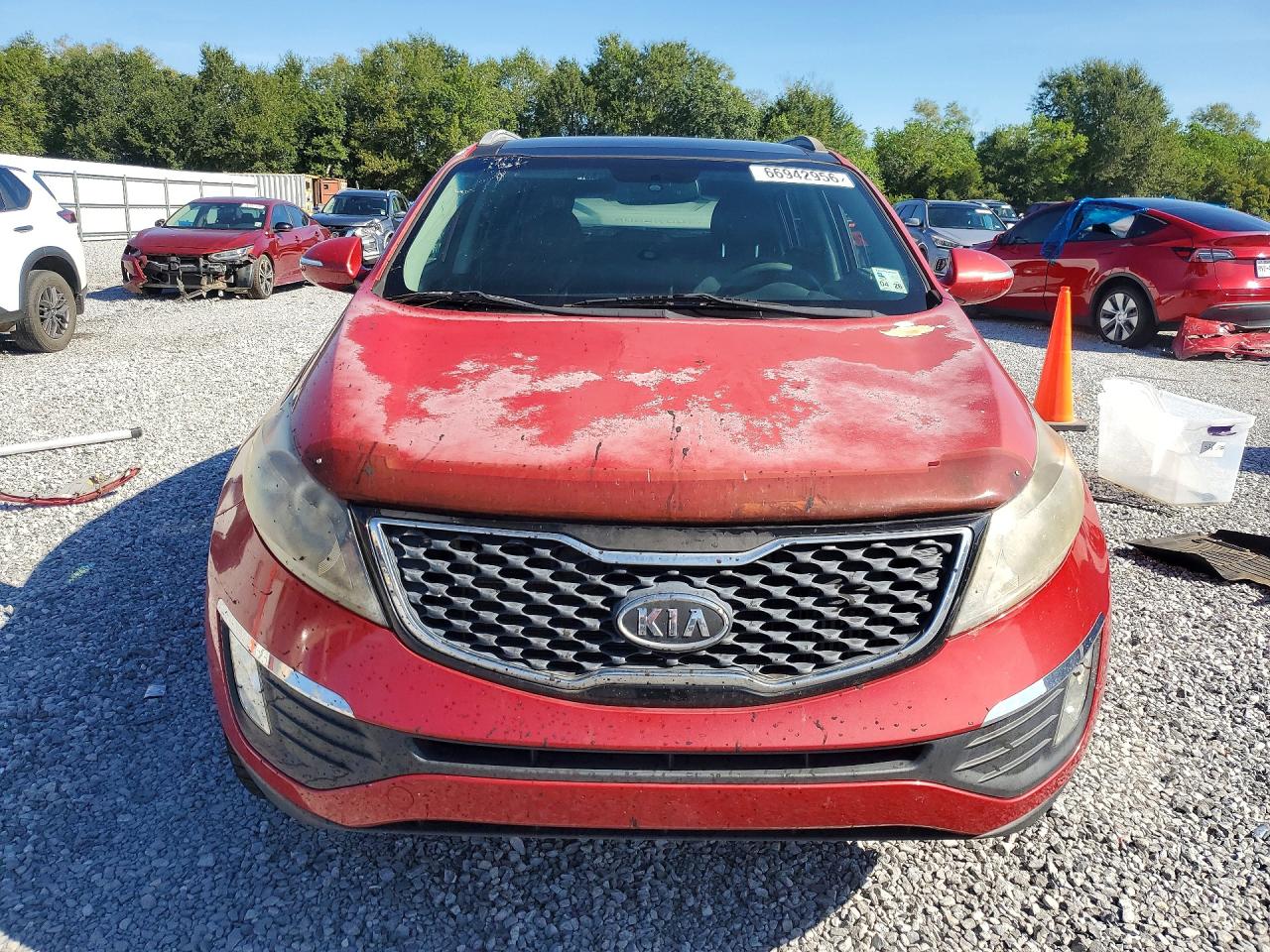 2012 Kia Sportage Sx Красный vin: KNDPC3A64C7212955