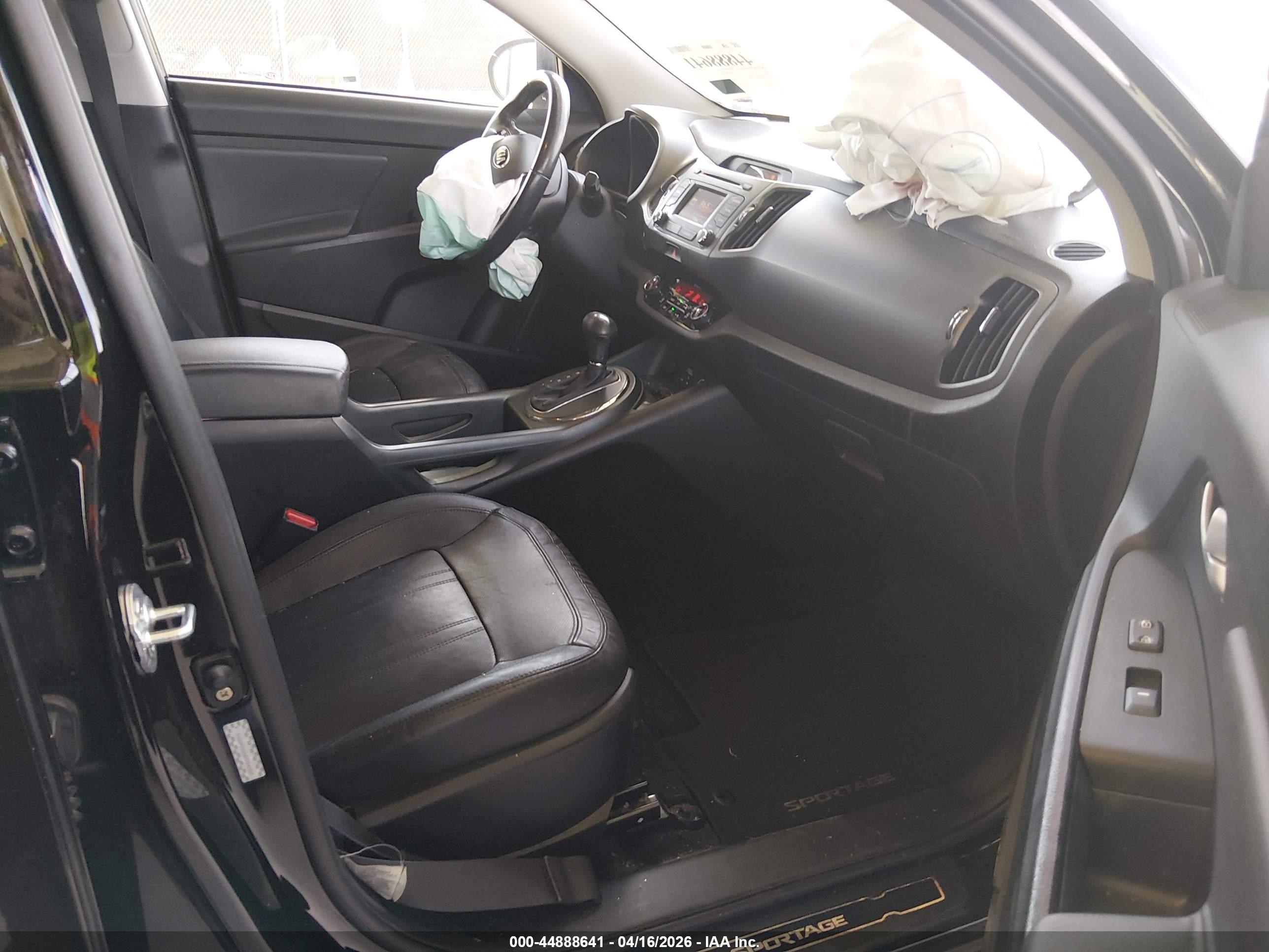 2013 Kia Sportage Sx Black vin: KNDPC3A64D7445302