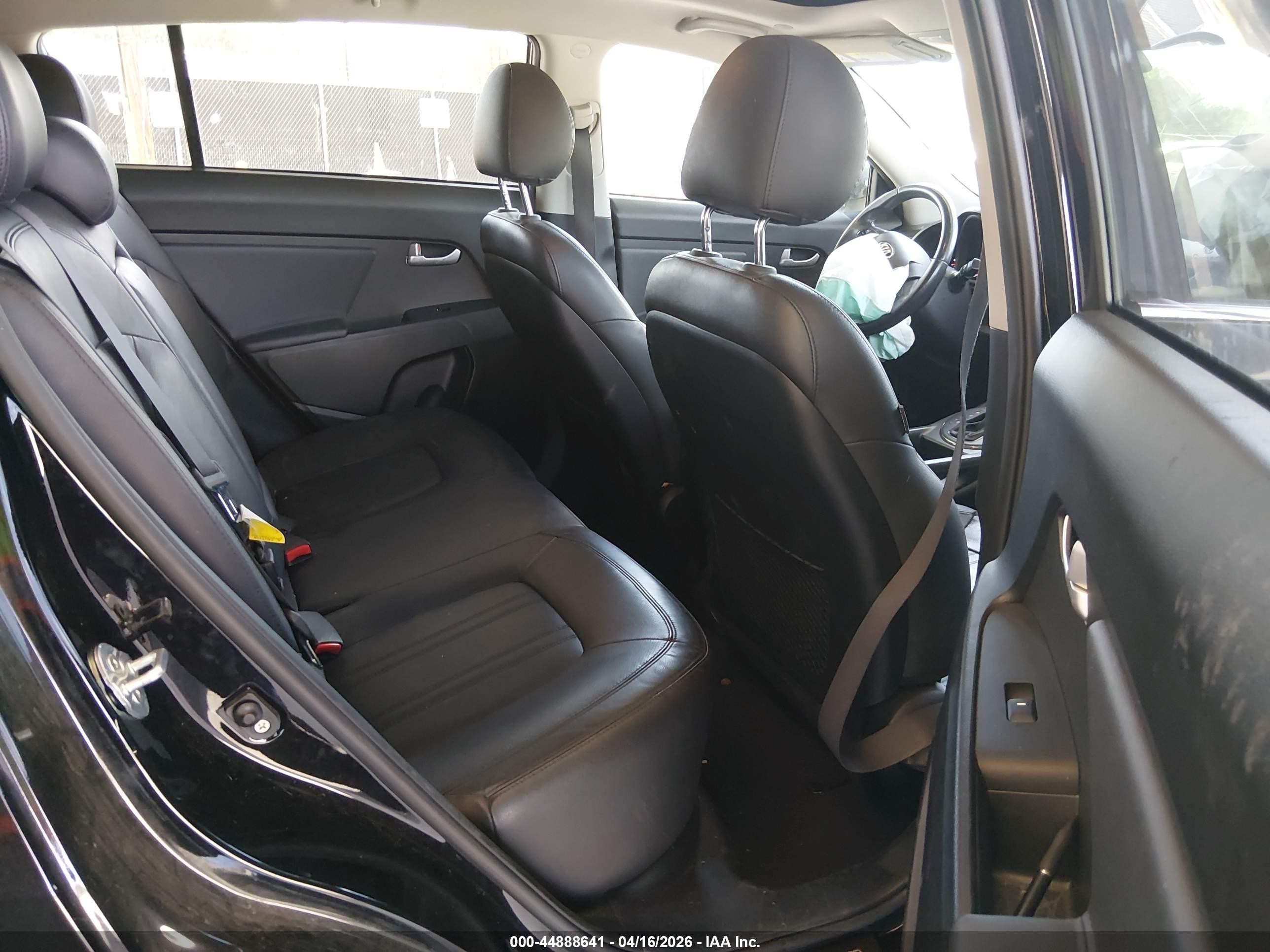 2013 Kia Sportage Sx Black vin: KNDPC3A64D7445302