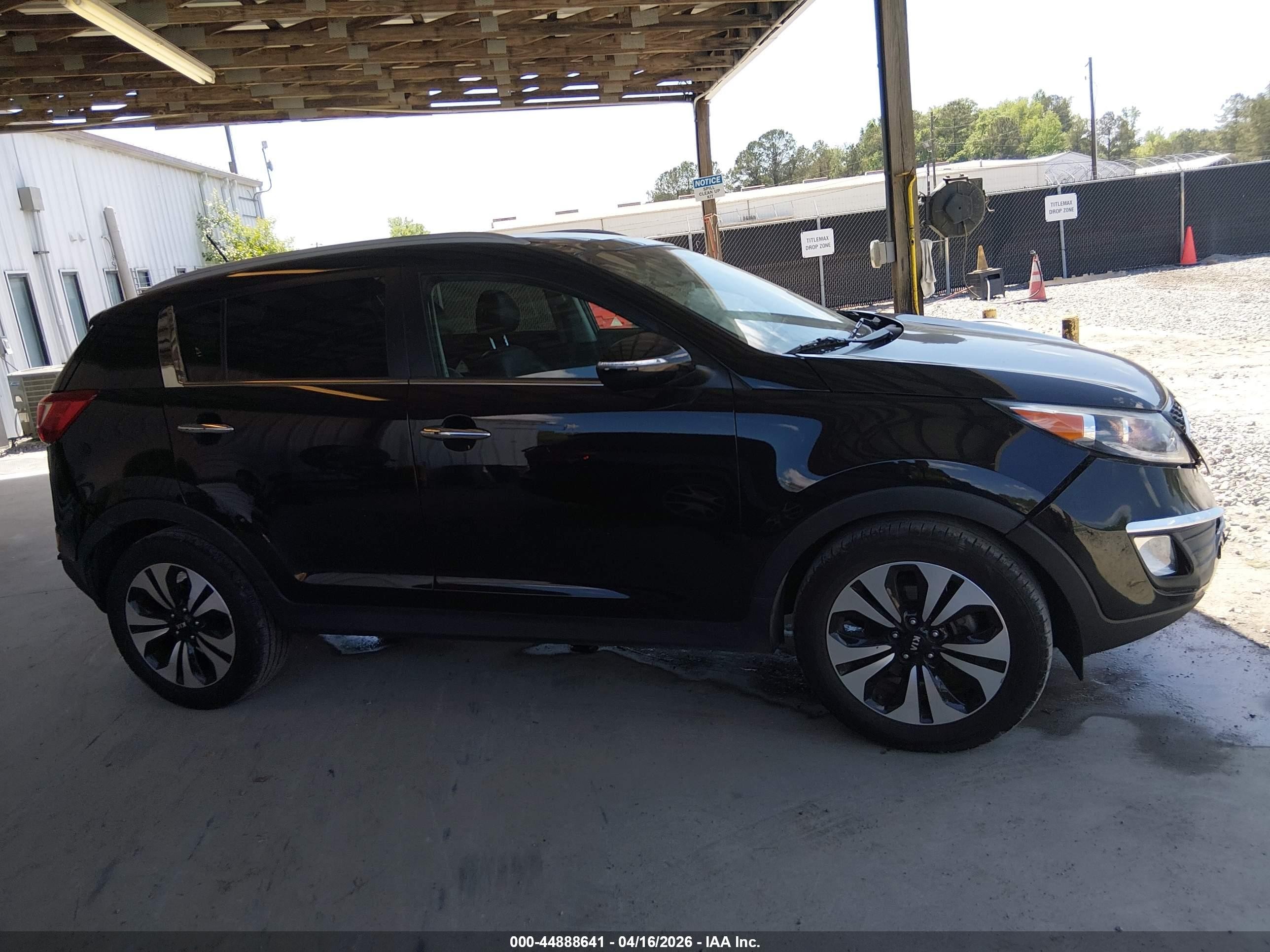 2013 Kia Sportage Sx Black vin: KNDPC3A64D7445302