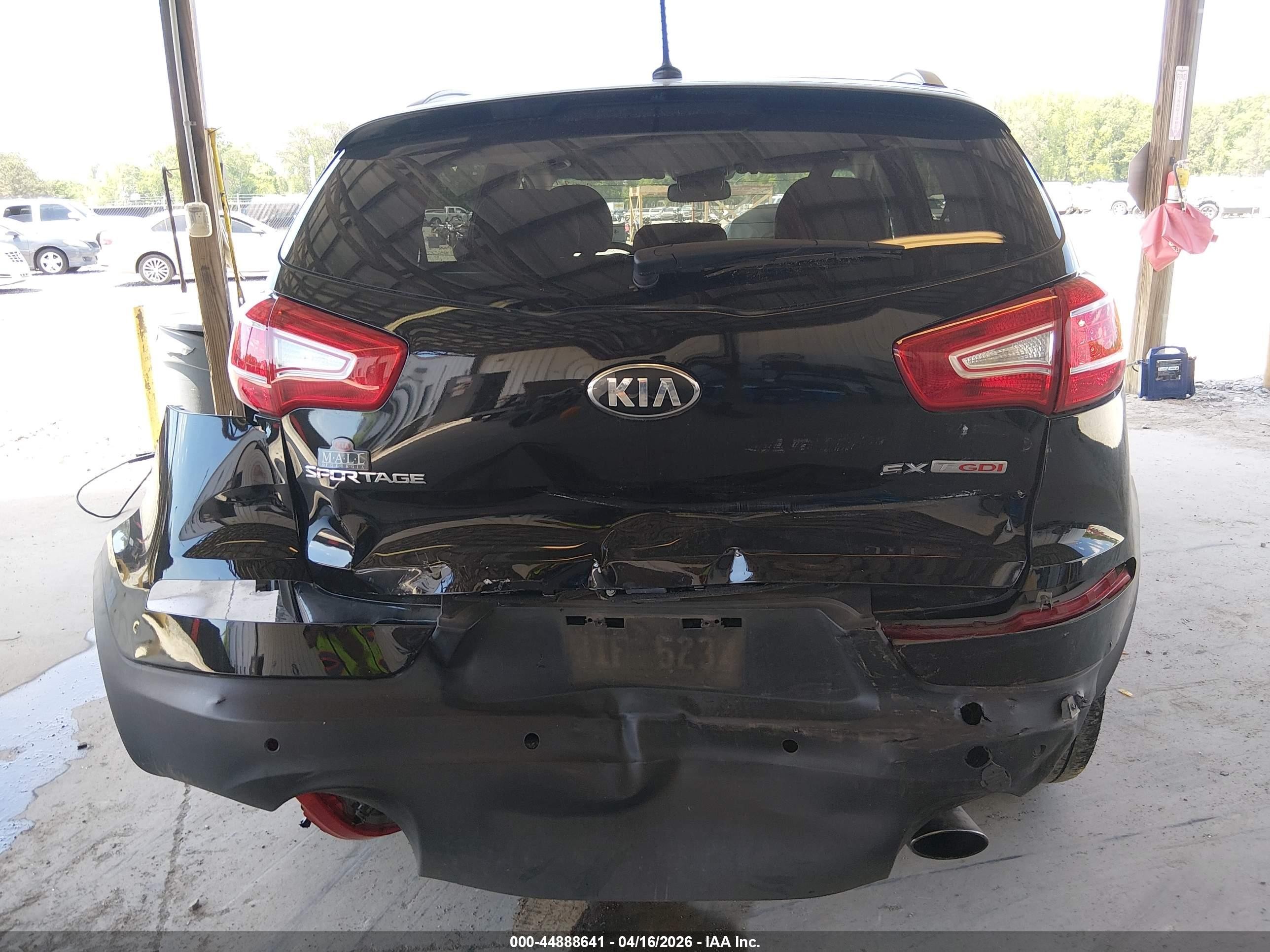 2013 Kia Sportage Sx Black vin: KNDPC3A64D7445302