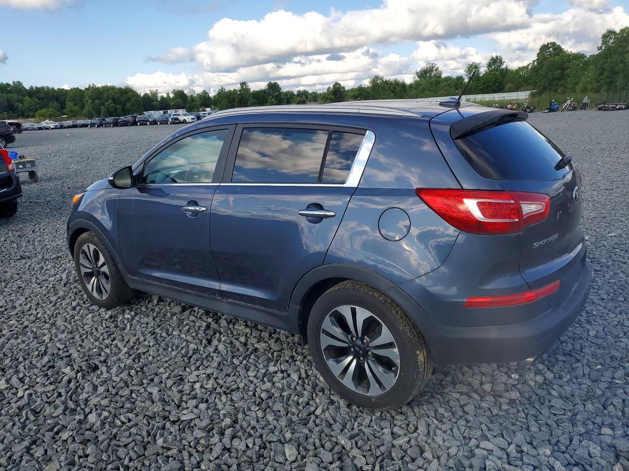 2013 Kia Sportage Sx Gray vin: KNDPC3A65D7413877