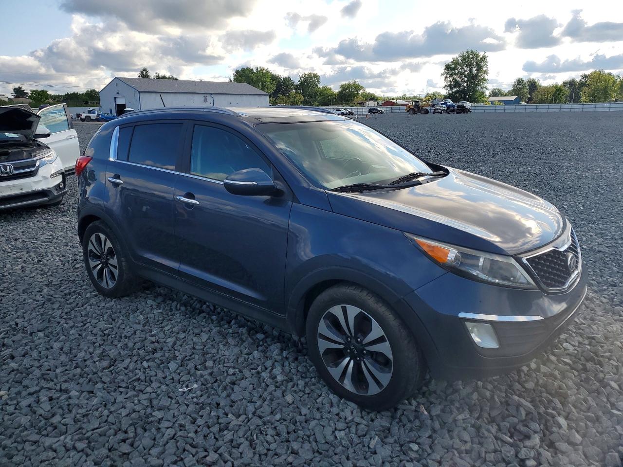 2013 Kia Sportage Sx Gray vin: KNDPC3A65D7413877
