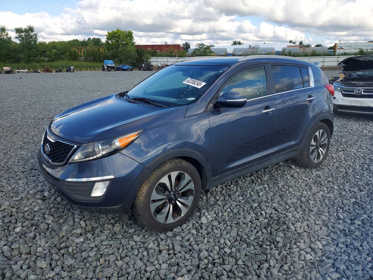 2013 Kia Sportage Sx Gray vin: KNDPC3A65D7413877