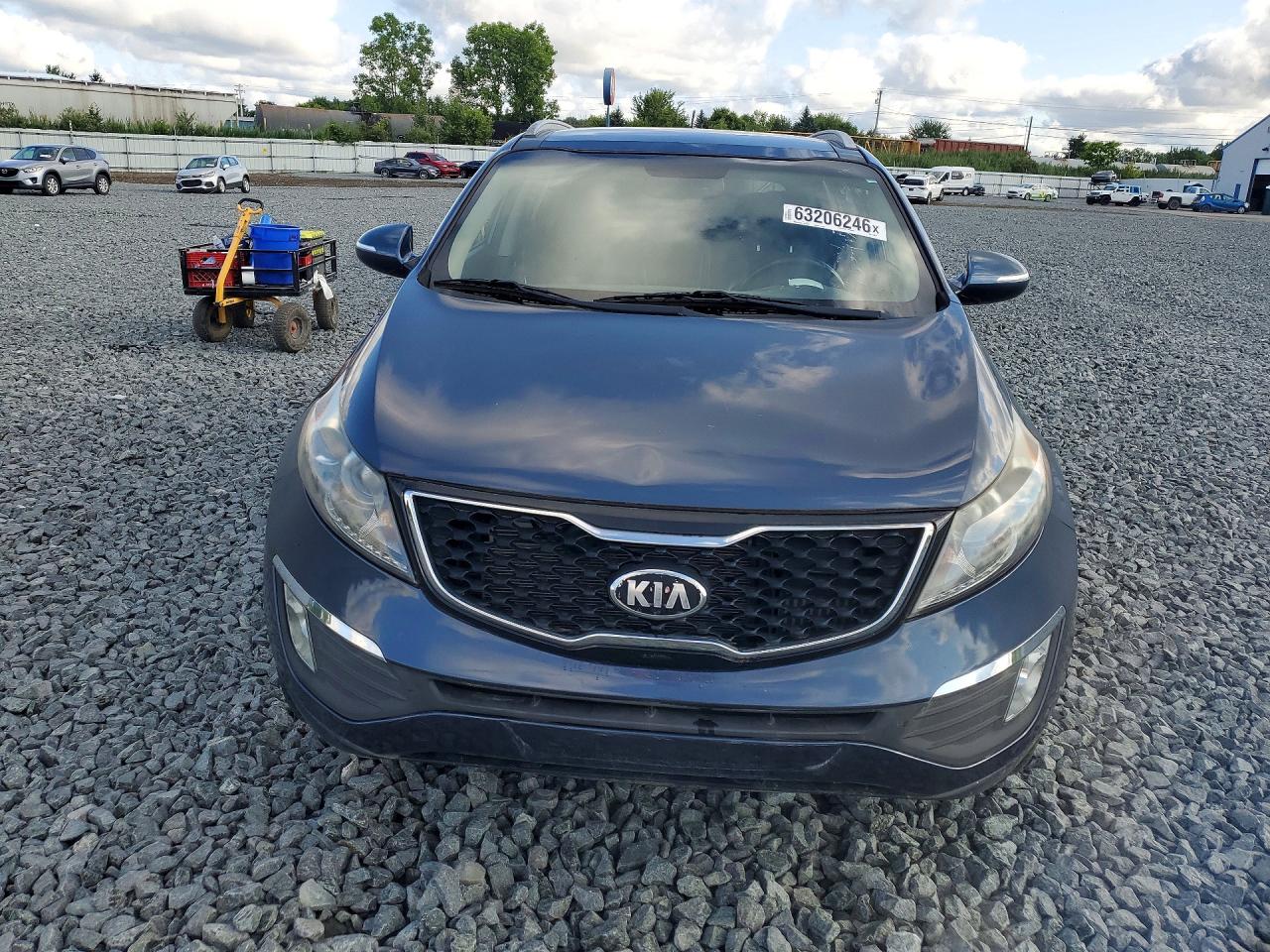 2013 Kia Sportage Sx Gray vin: KNDPC3A65D7413877