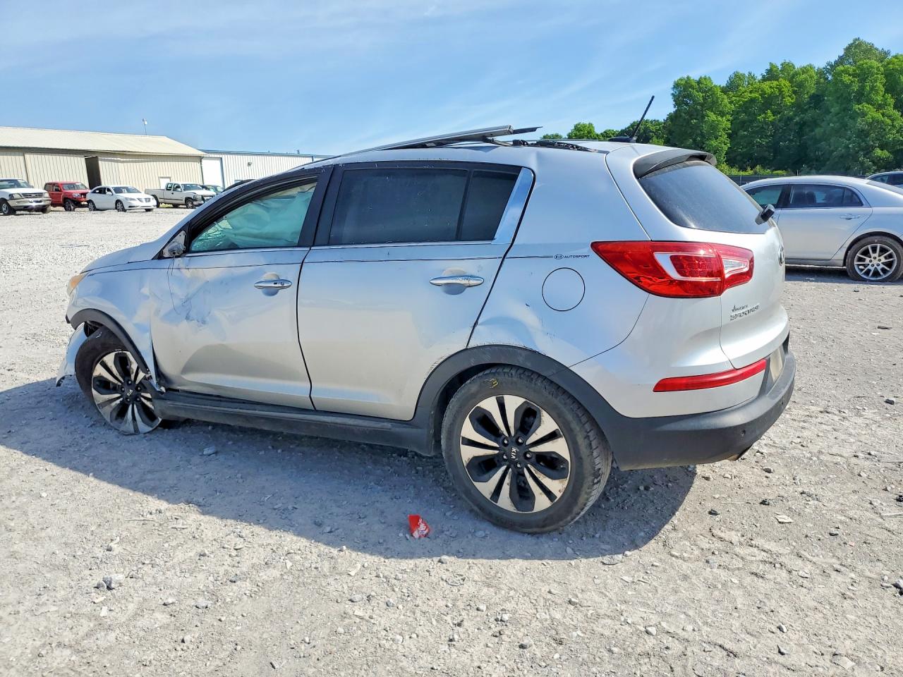 2013 Kia Sportage Sx Silver vin: KNDPC3A65D7509072