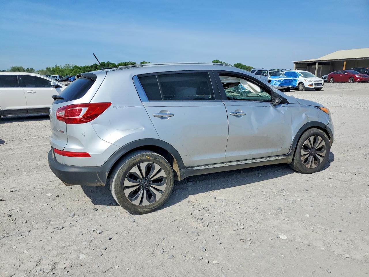2013 Kia Sportage Sx Silver vin: KNDPC3A65D7509072