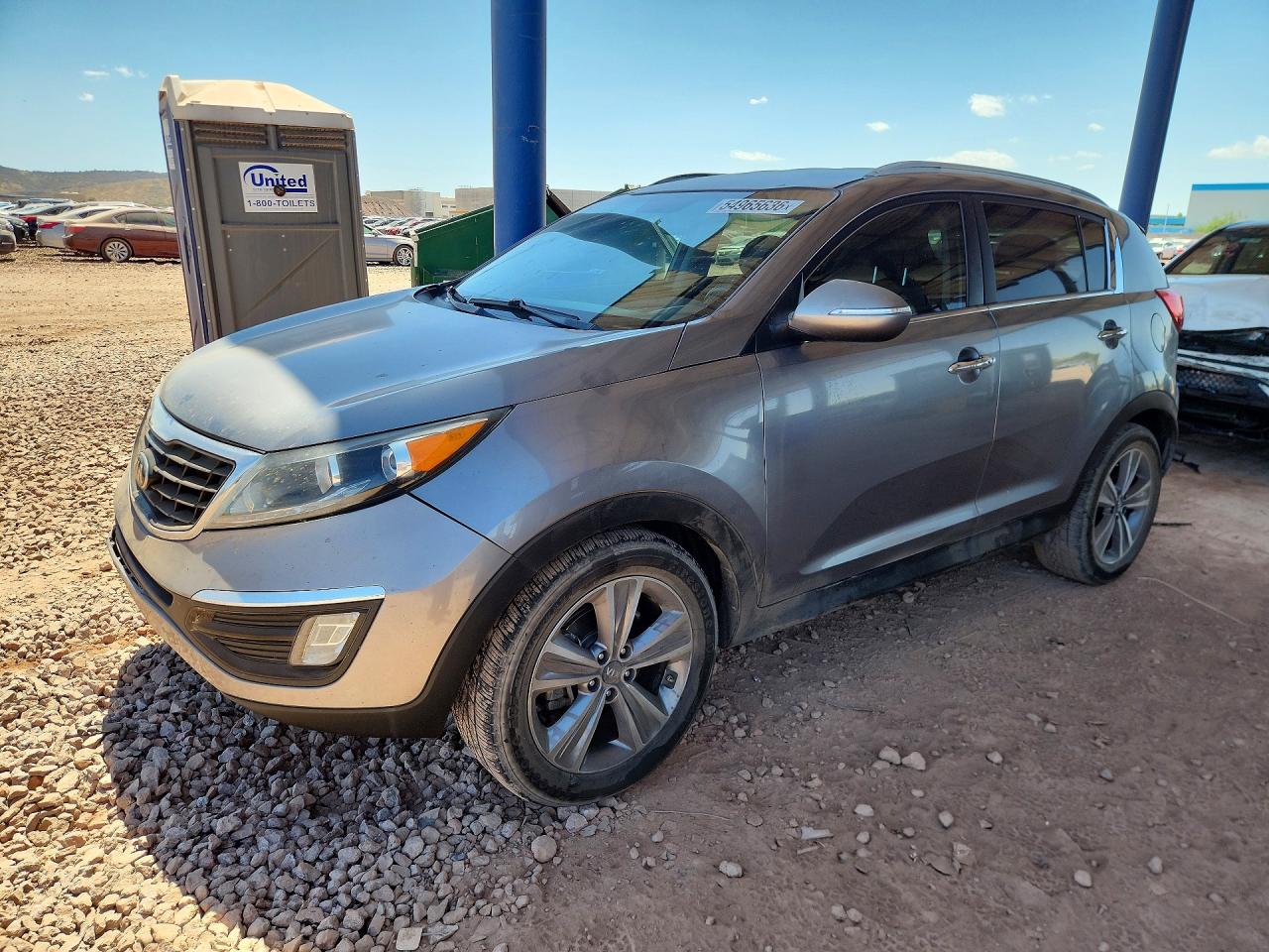 2014 Kia Sportage Sx Серый vin: KNDPC3A65E7664318