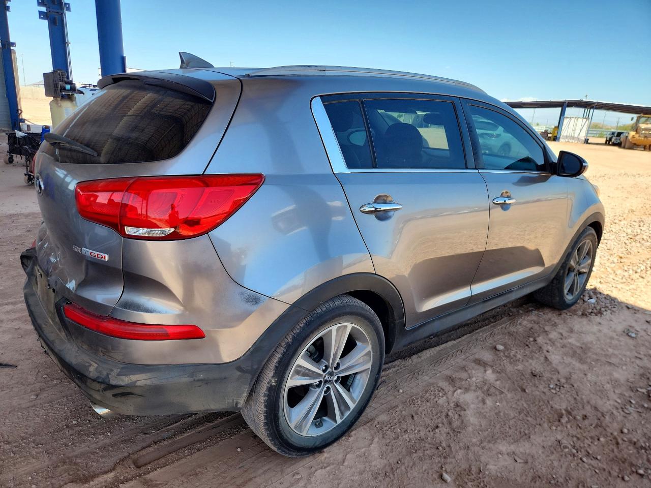 2014 Kia Sportage Sx Серый vin: KNDPC3A65E7664318