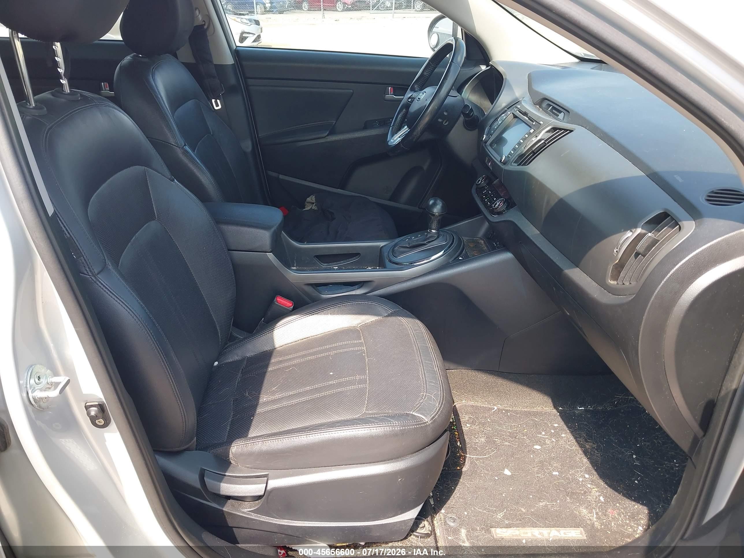 2012 Kia Sportage Sx Silver vin: KNDPC3A68C7172542