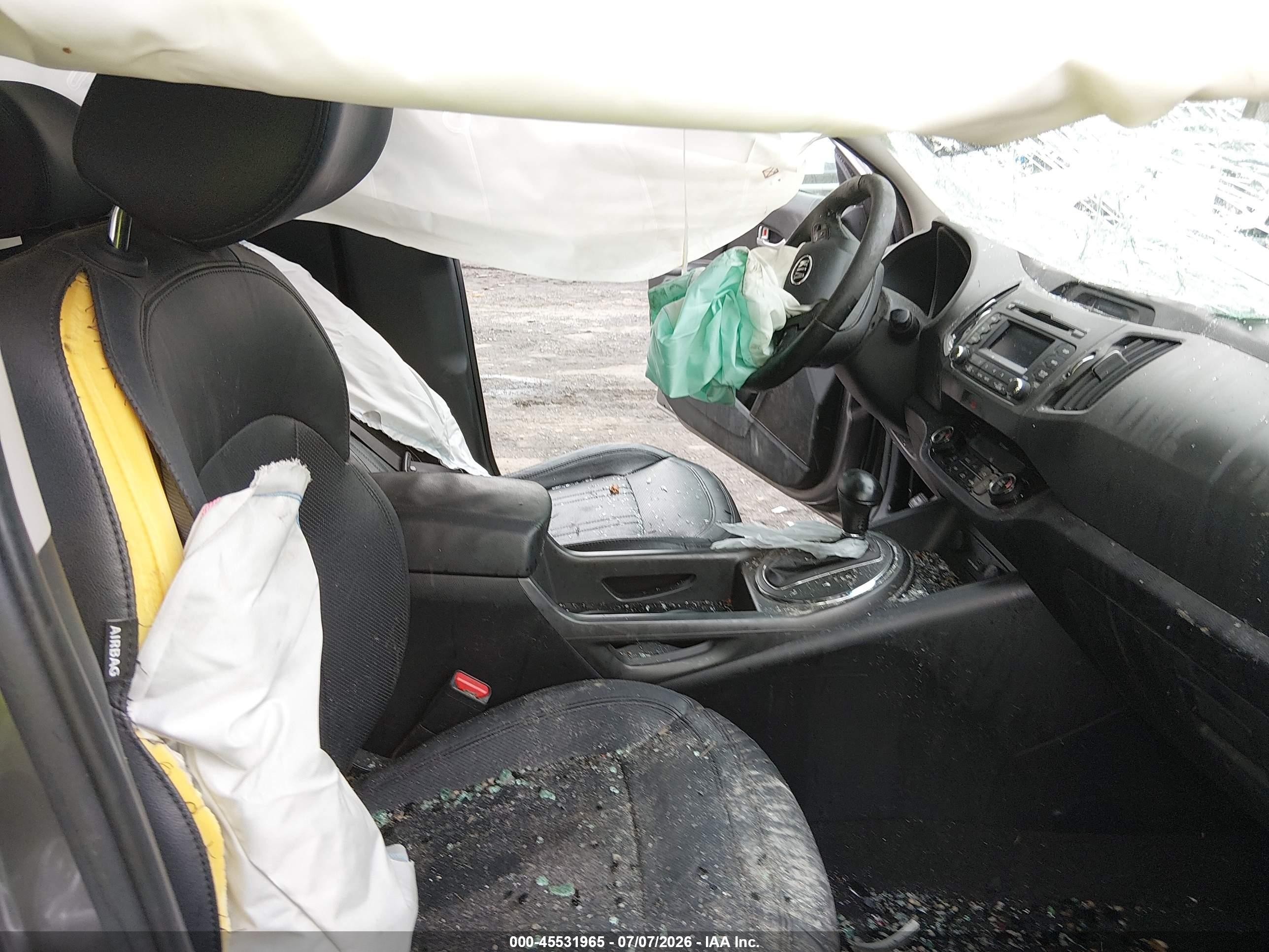 2011 Kia Sportage Sx Gray vin: KNDPC3A69B7162472