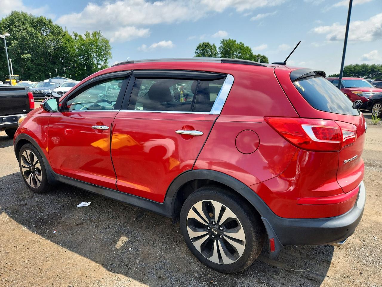 2011 Kia Sportage Sx Red vin: KNDPC3A69B7164299