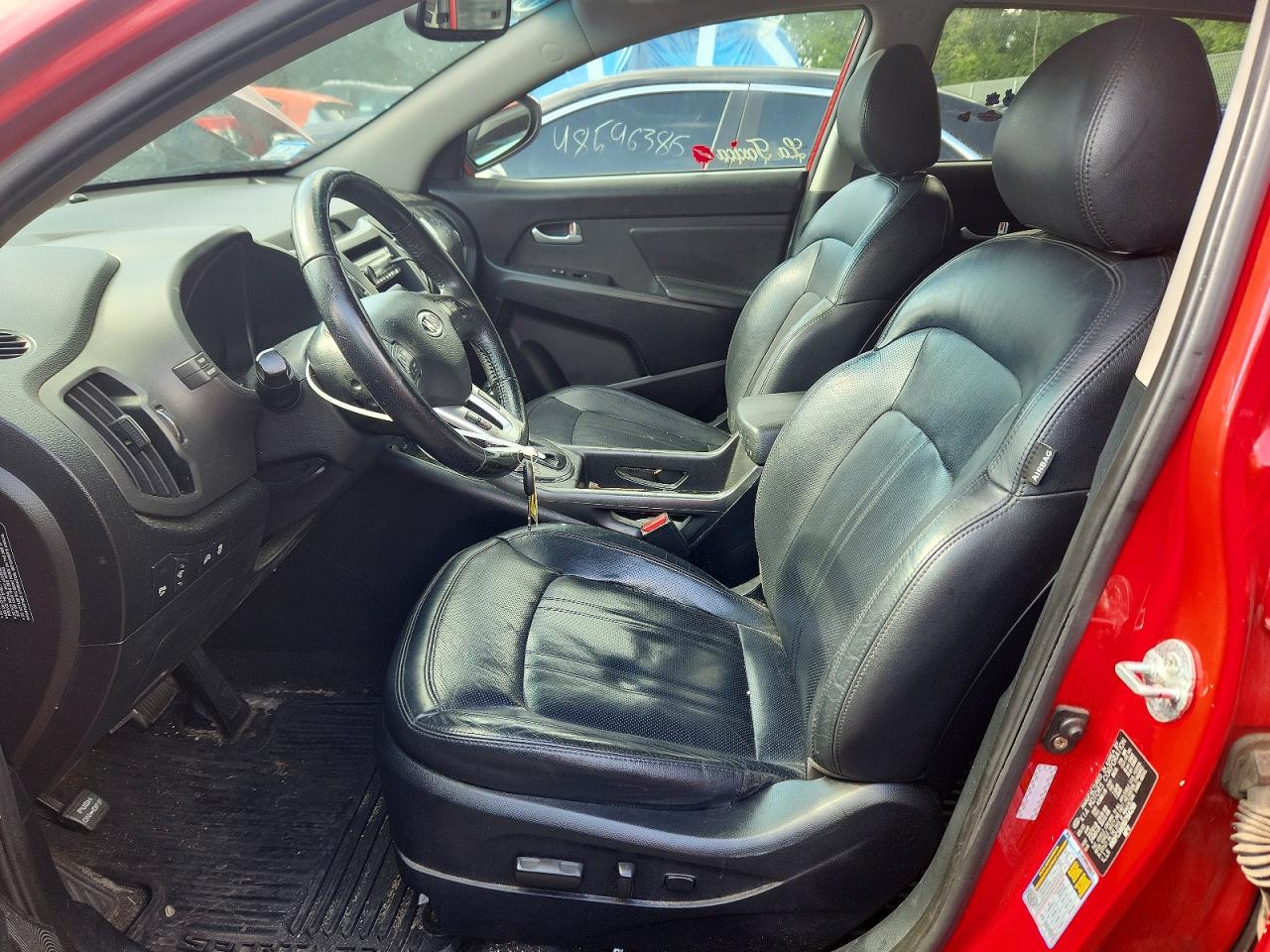 2011 Kia Sportage Sx Red vin: KNDPC3A69B7164299