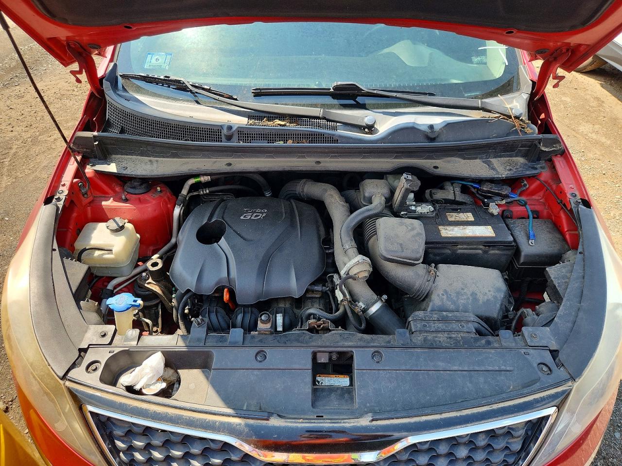 2011 Kia Sportage Sx Red vin: KNDPC3A69B7164299