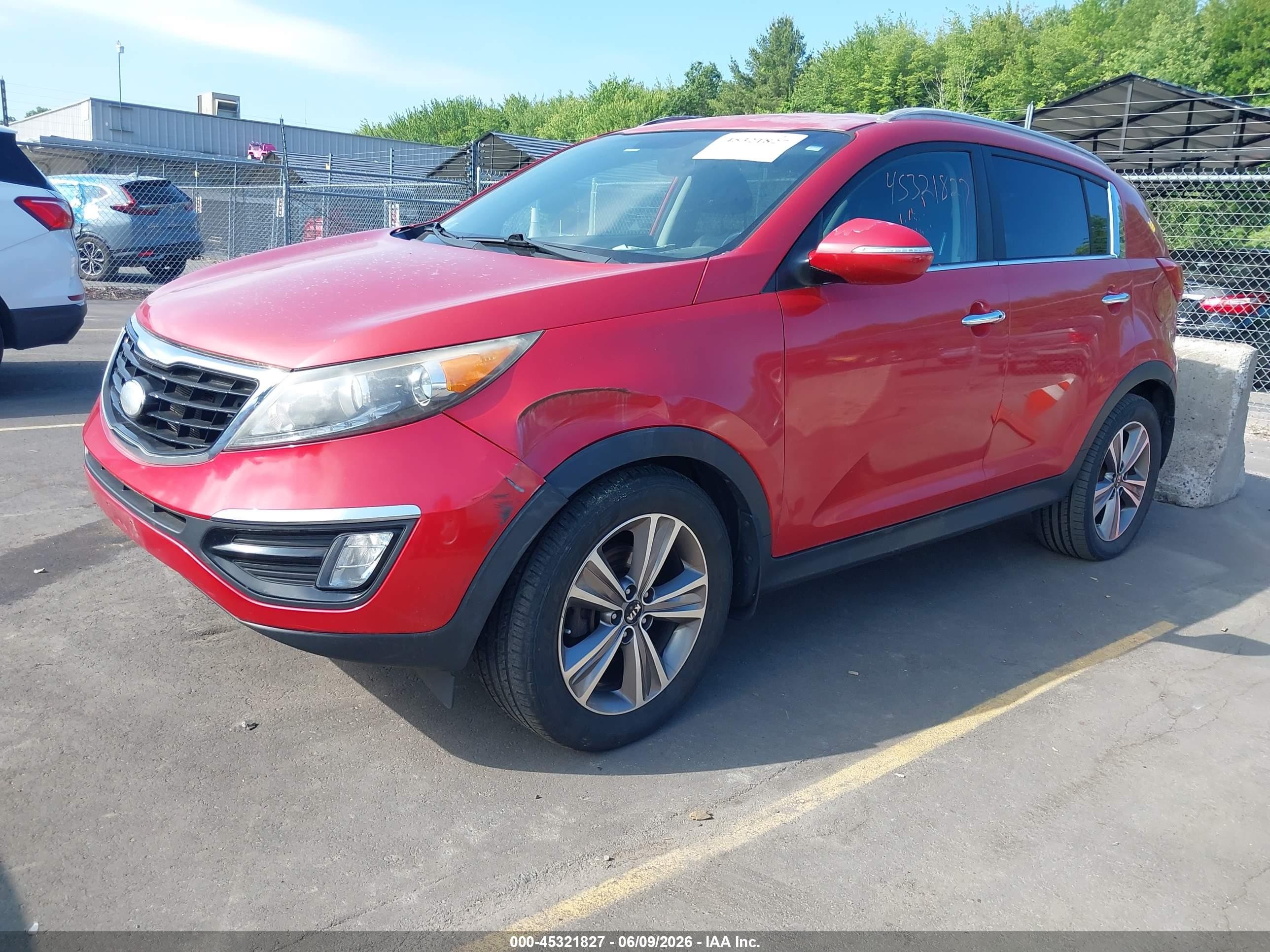2014 Kia Sportage Sx Красный vin: KNDPC3A69E7567929