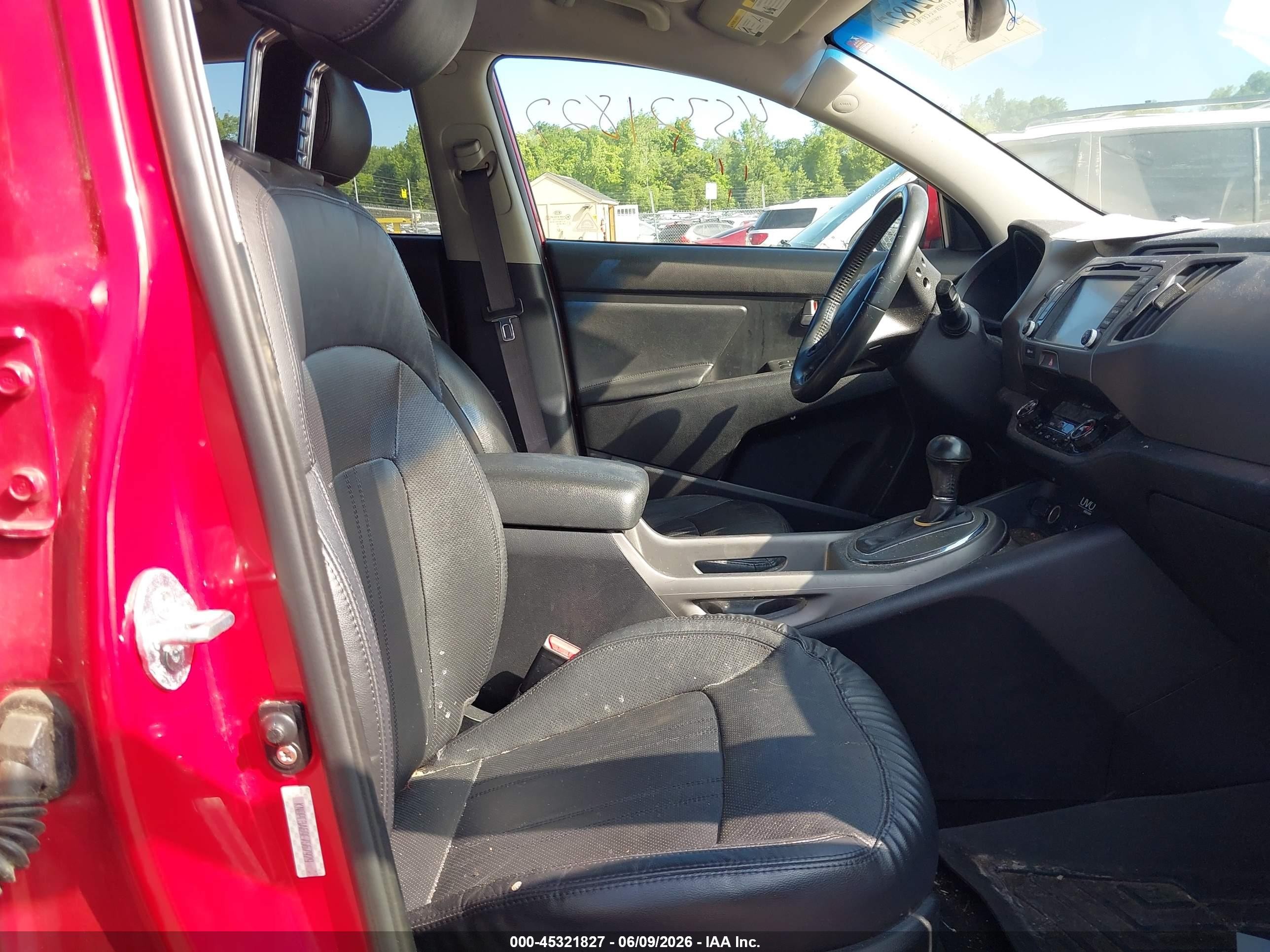2014 Kia Sportage Sx Красный vin: KNDPC3A69E7567929